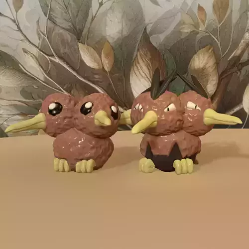 Doduo and Dodrio Chibi Pokemon PACK