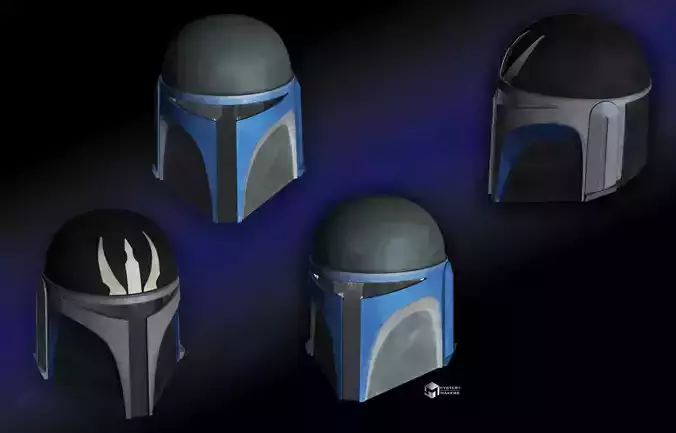 Animated Deathwatch helmet