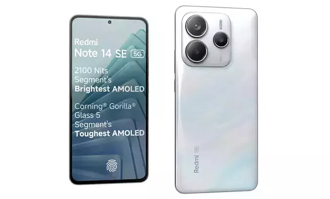Xiaomi Redmi Note 14 SE Mystique White 3D model