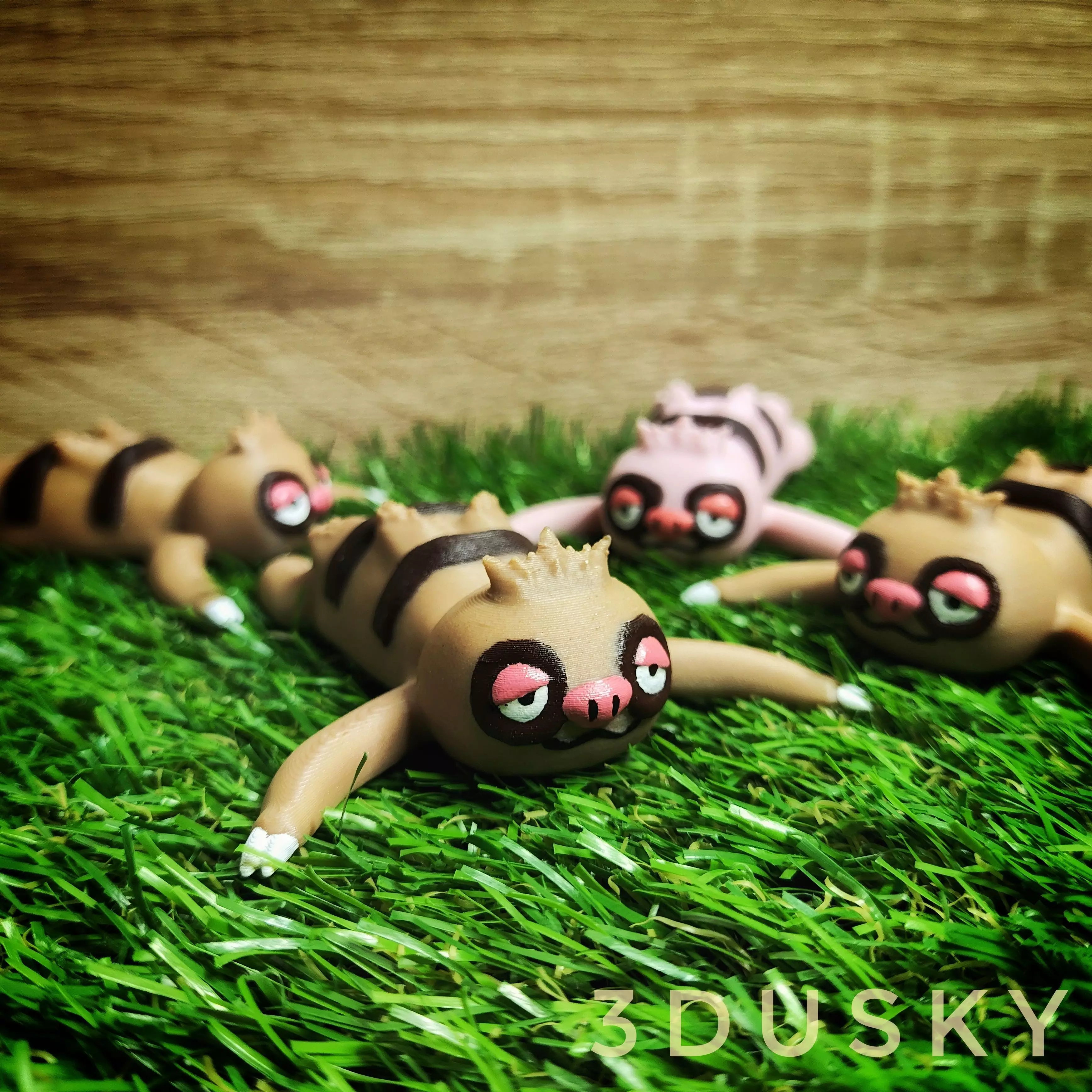 Slakoth Pokemon Free 3D print model