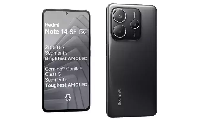 Xiaomi Redmi Note 14 SE Titan Black 3D model