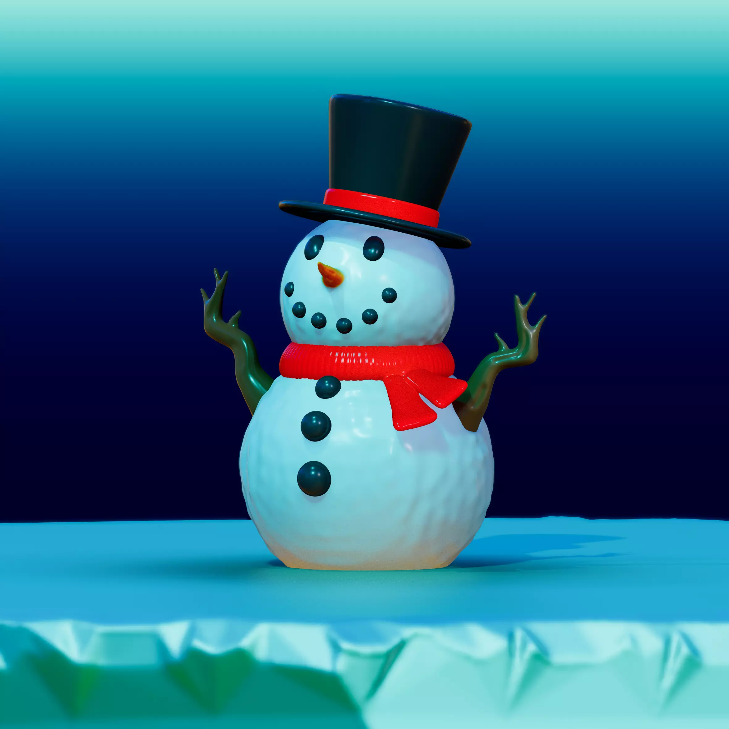Snowman Free 3D print model