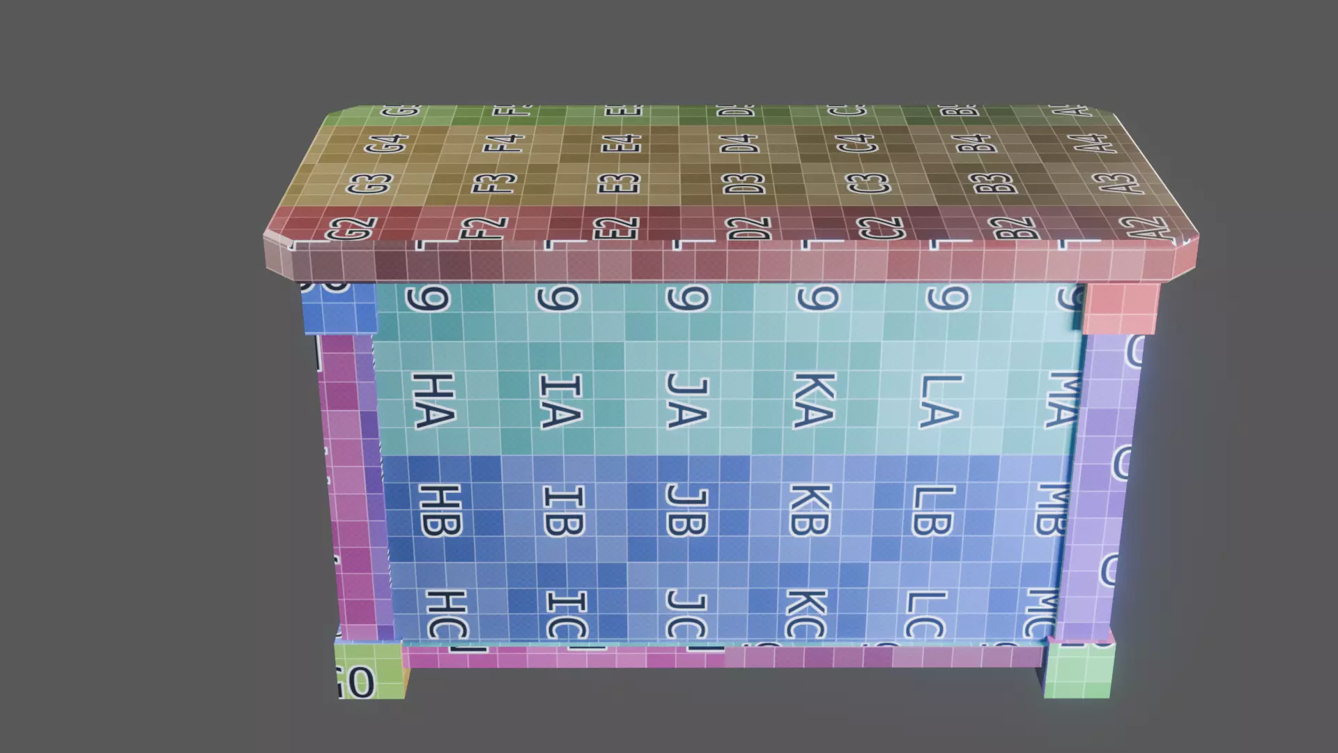 Toolbox Industrial Sci-Fi Workshop Storage Low Poly Game Asset Low-poly 3D model_4