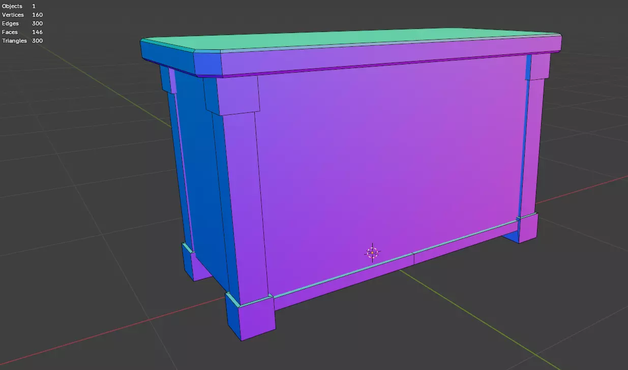 Toolbox Industrial Sci-Fi Workshop Storage Low Poly Game Asset Low-poly 3D model_5