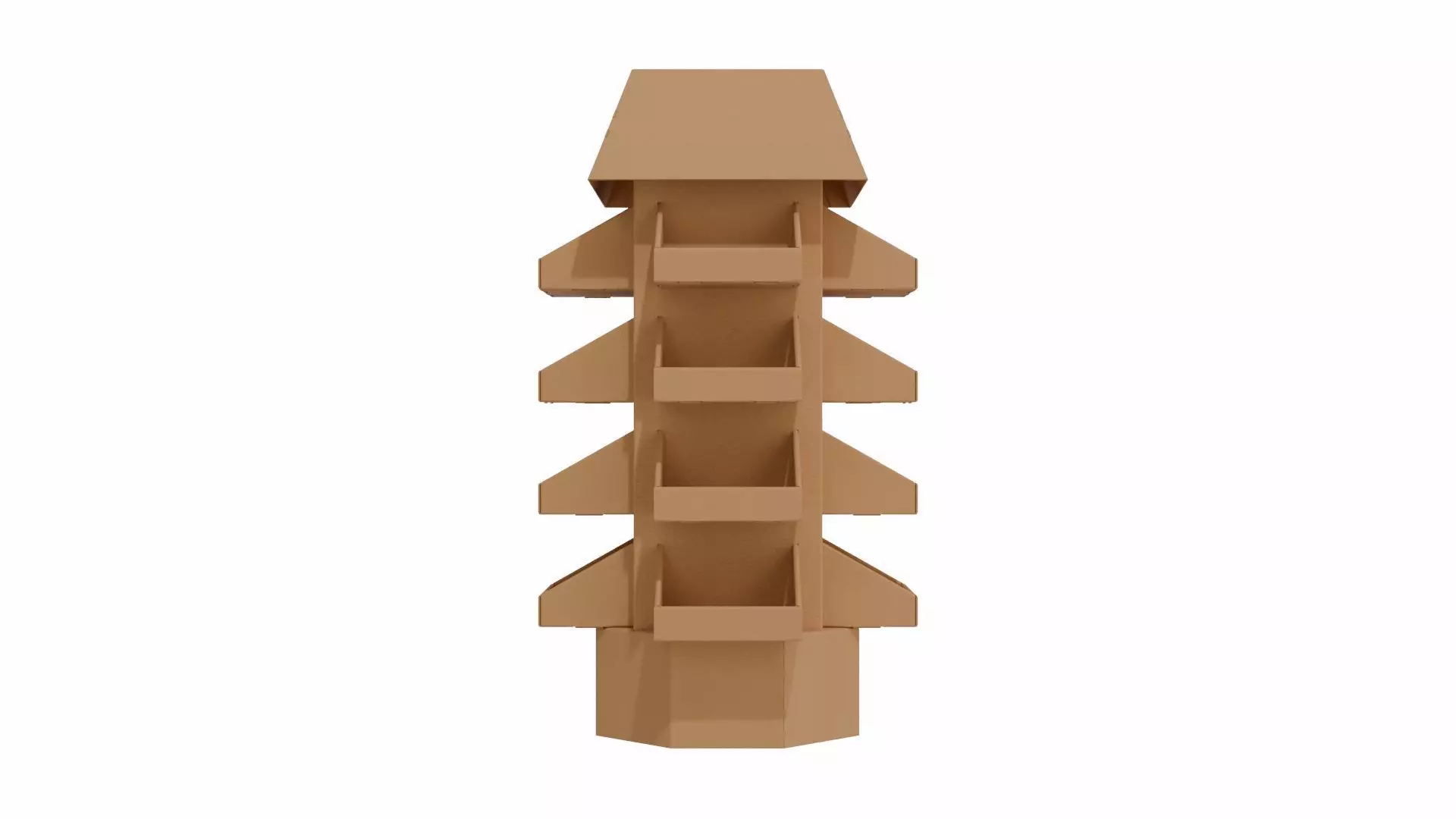 Point of Sale Cardboard Display Stand Texture_1