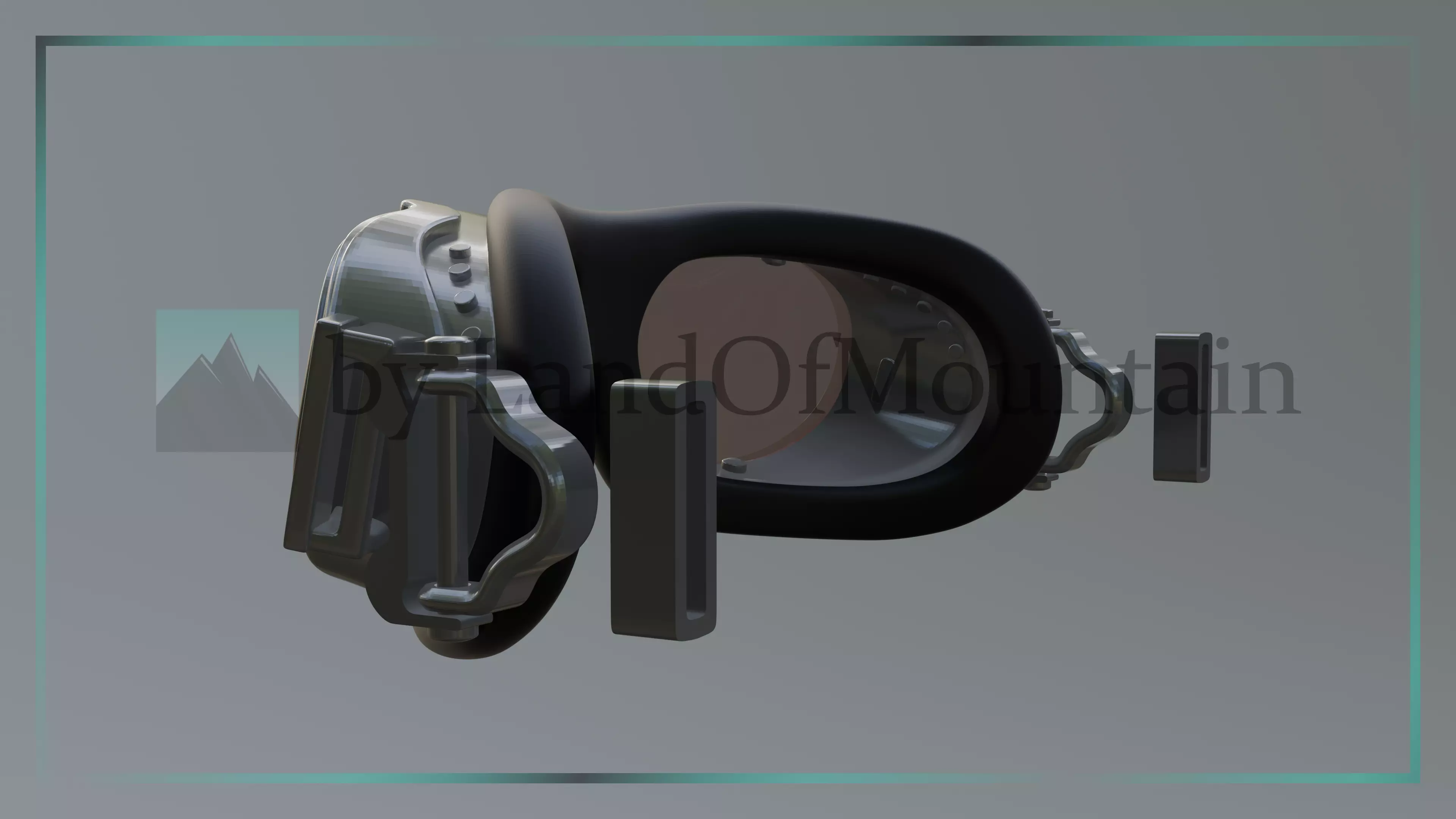 Final Fantasy VII - Cid Highwind Goggles 3D print model_3