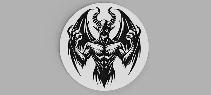 DEMON with wings Devil Coaster