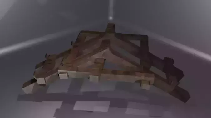 Architectural Wooden Stair Truss Unfixed Design