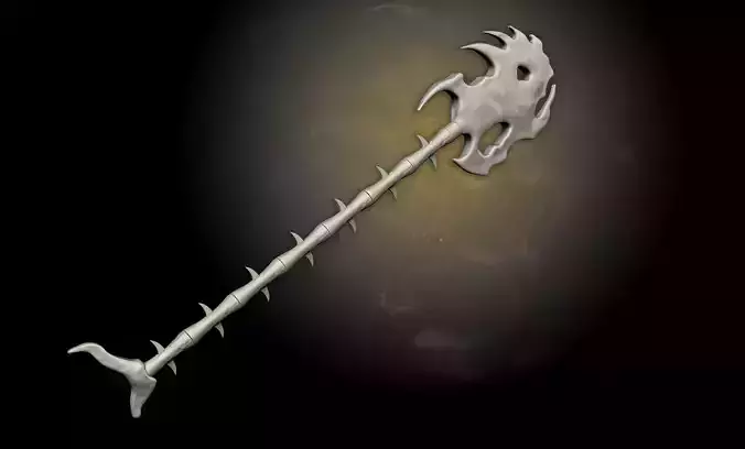 Shinigami bone staff