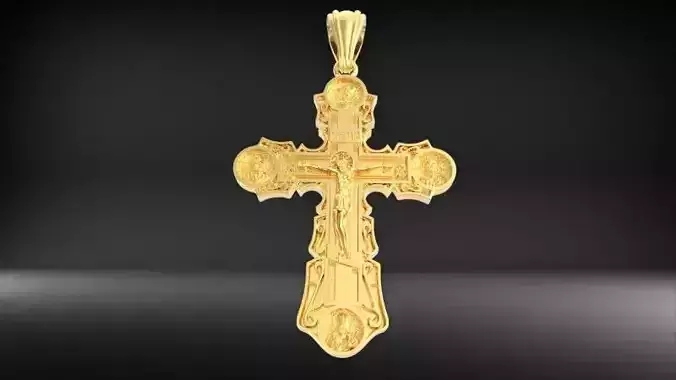 Orthodox Cross Pendant