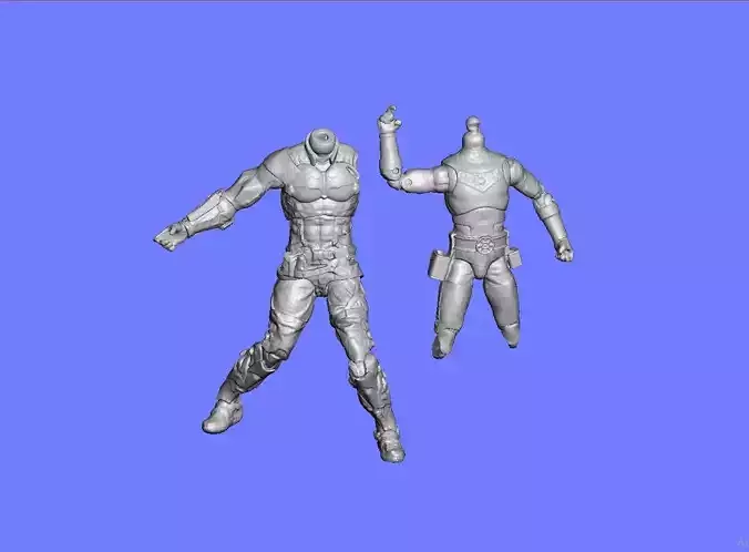  2 FIGURES BODYS - 3D SCAN -