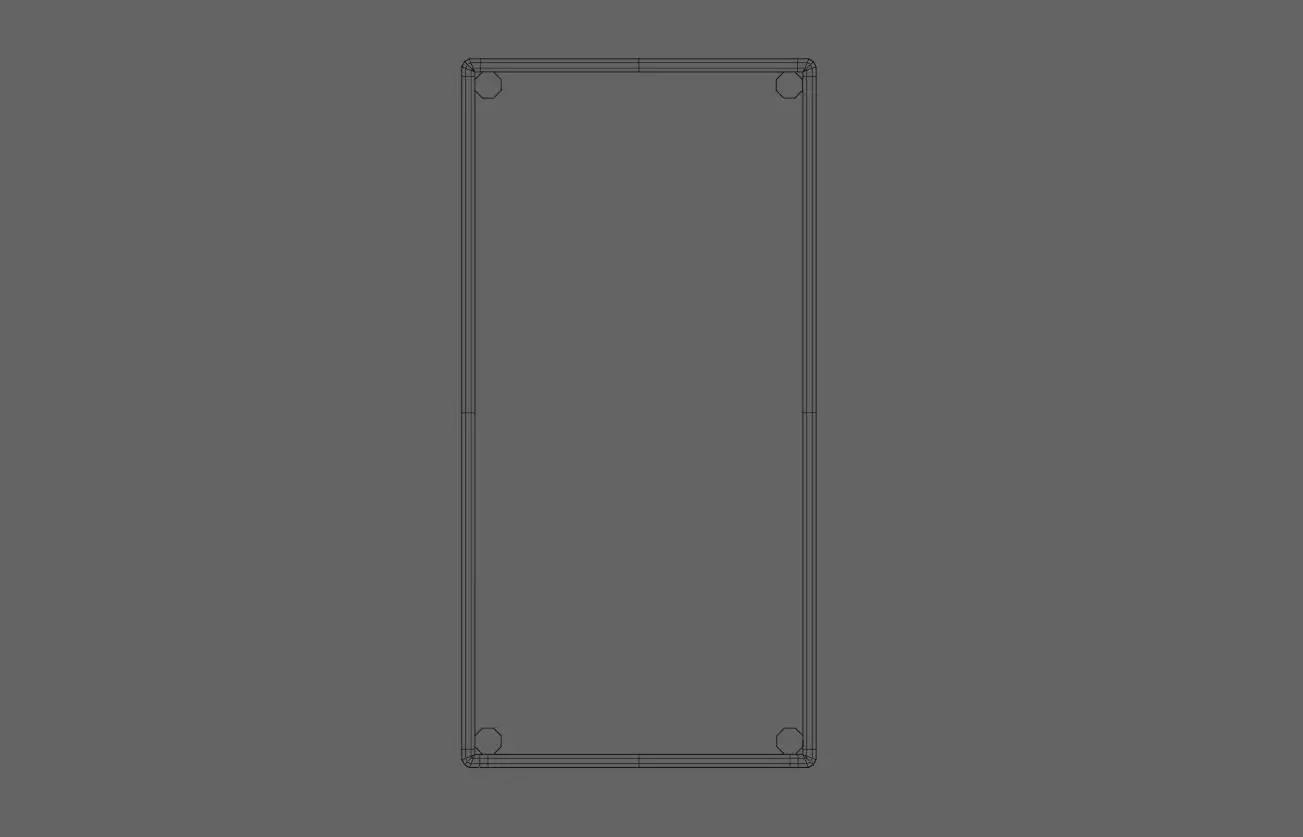 Square Iron Frame - Construction - Armacao de Ferro Low-poly 3D model_17