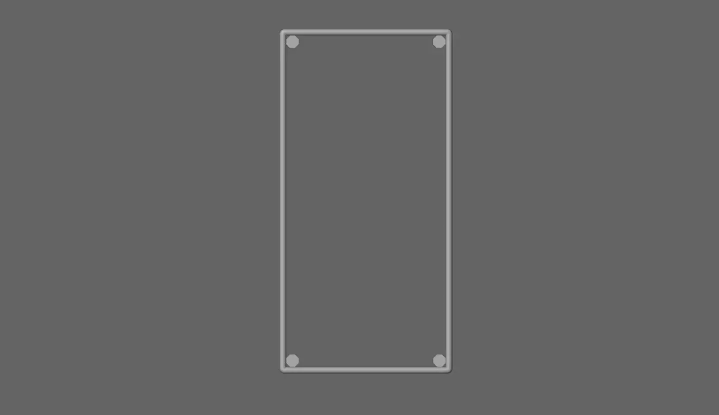 Square Iron Frame - Construction - Armacao de Ferro Low-poly 3D model_16