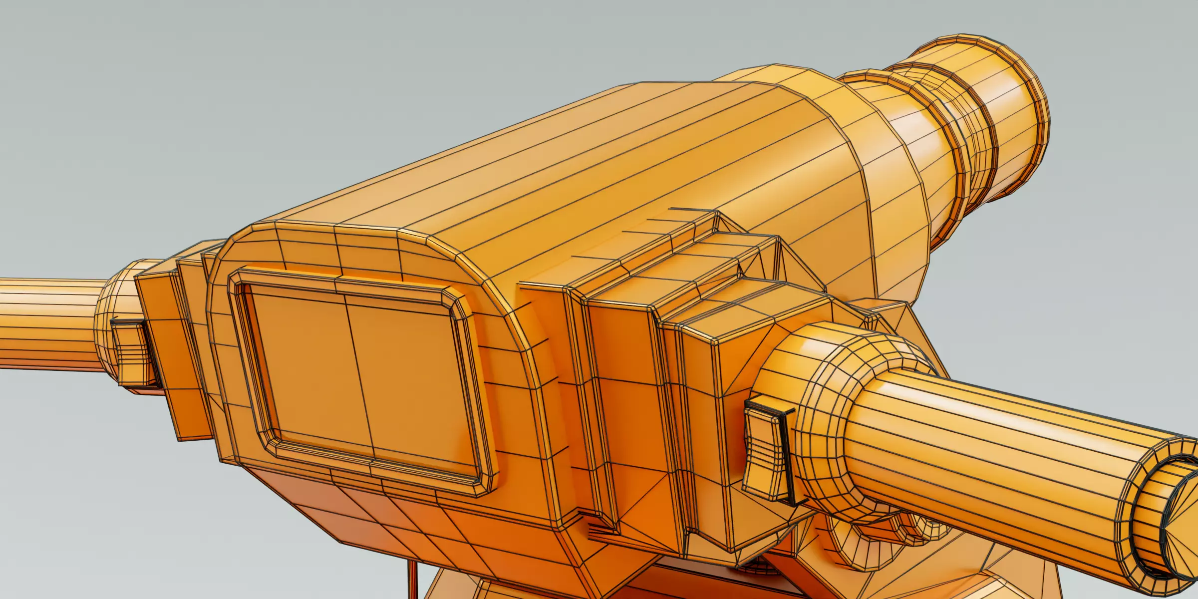 Kiddie Ride Tank 006 Low-poly 3D model_21