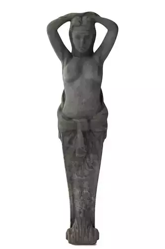 Caryatid Woman Statue - Printable