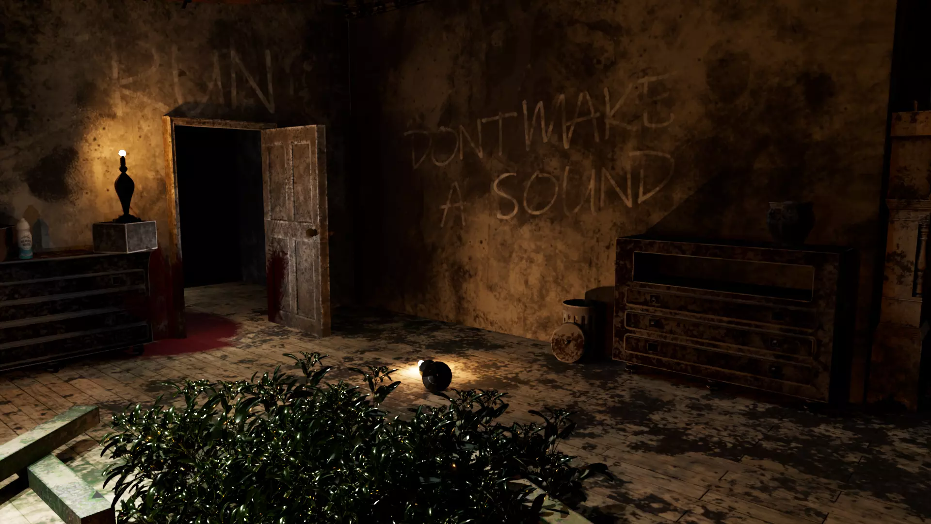 Post-Apocalyptic Hideout Weapons Pack High Poly Render Scene 3D model_1