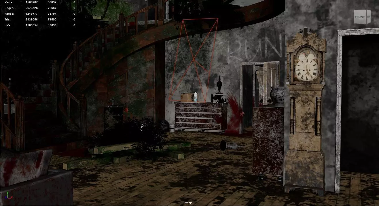 Post-Apocalyptic Hideout Weapons Pack High Poly Render Scene 3D model_4