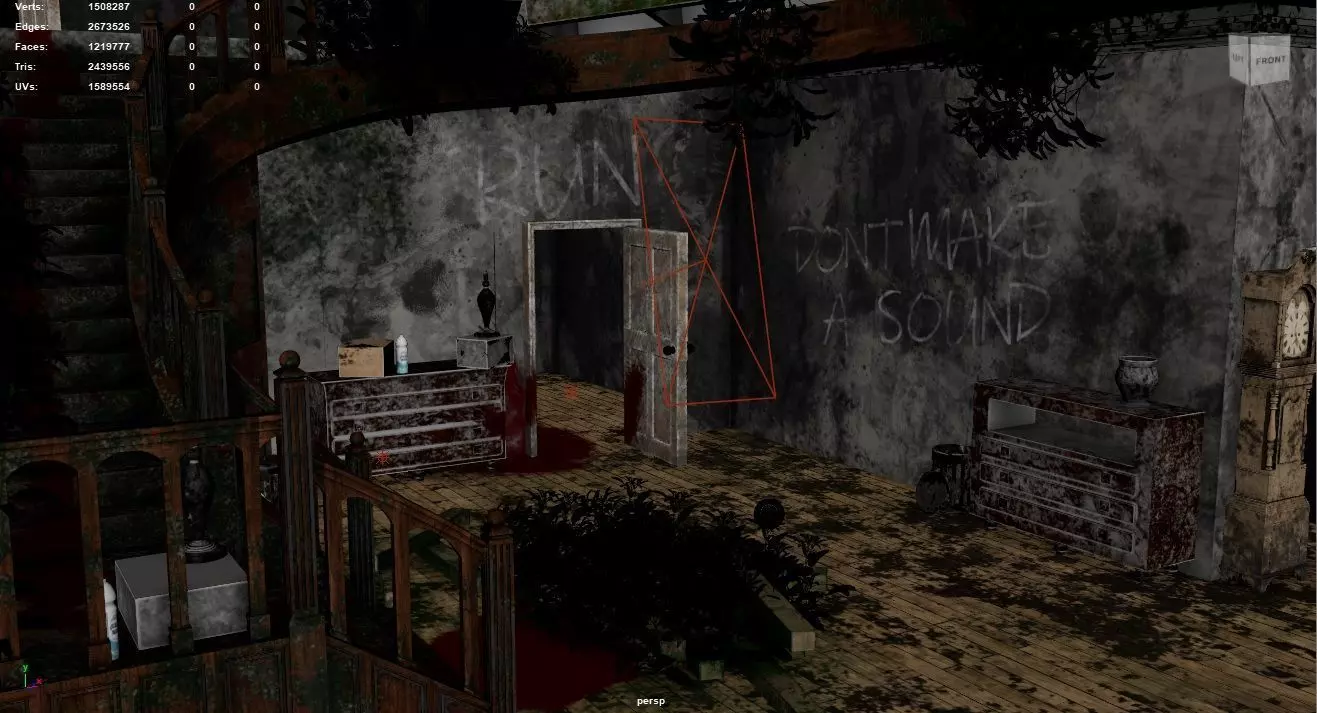 Post-Apocalyptic Hideout Weapons Pack High Poly Render Scene 3D model_3