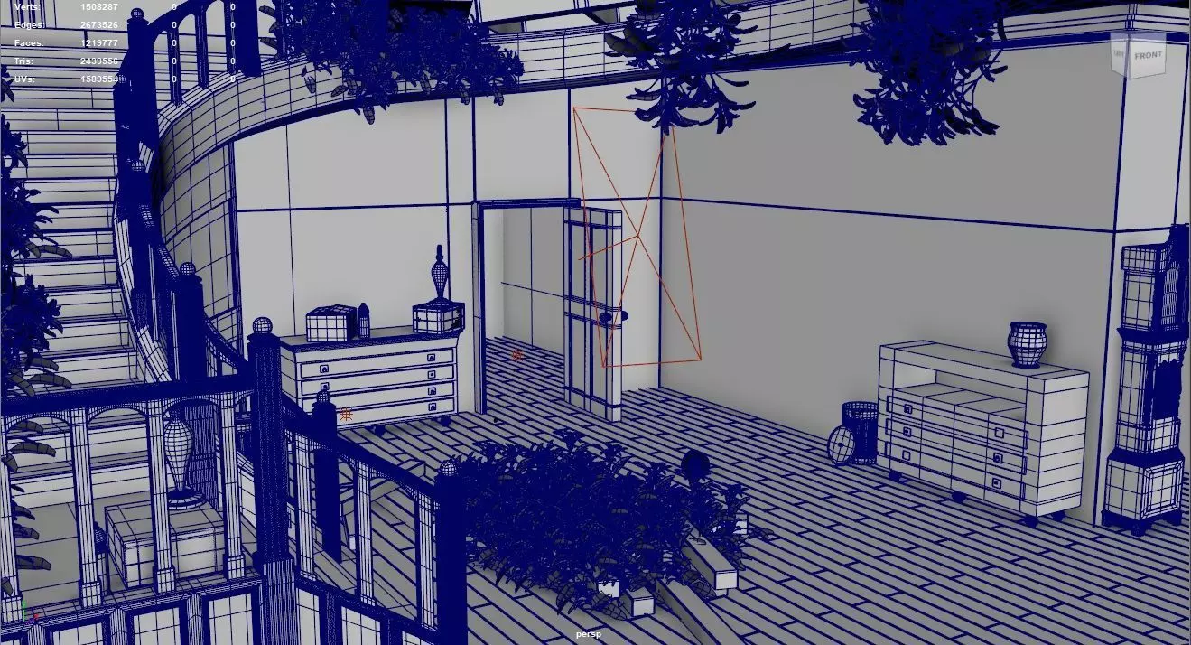 Post-Apocalyptic Hideout Weapons Pack High Poly Render Scene 3D model_9