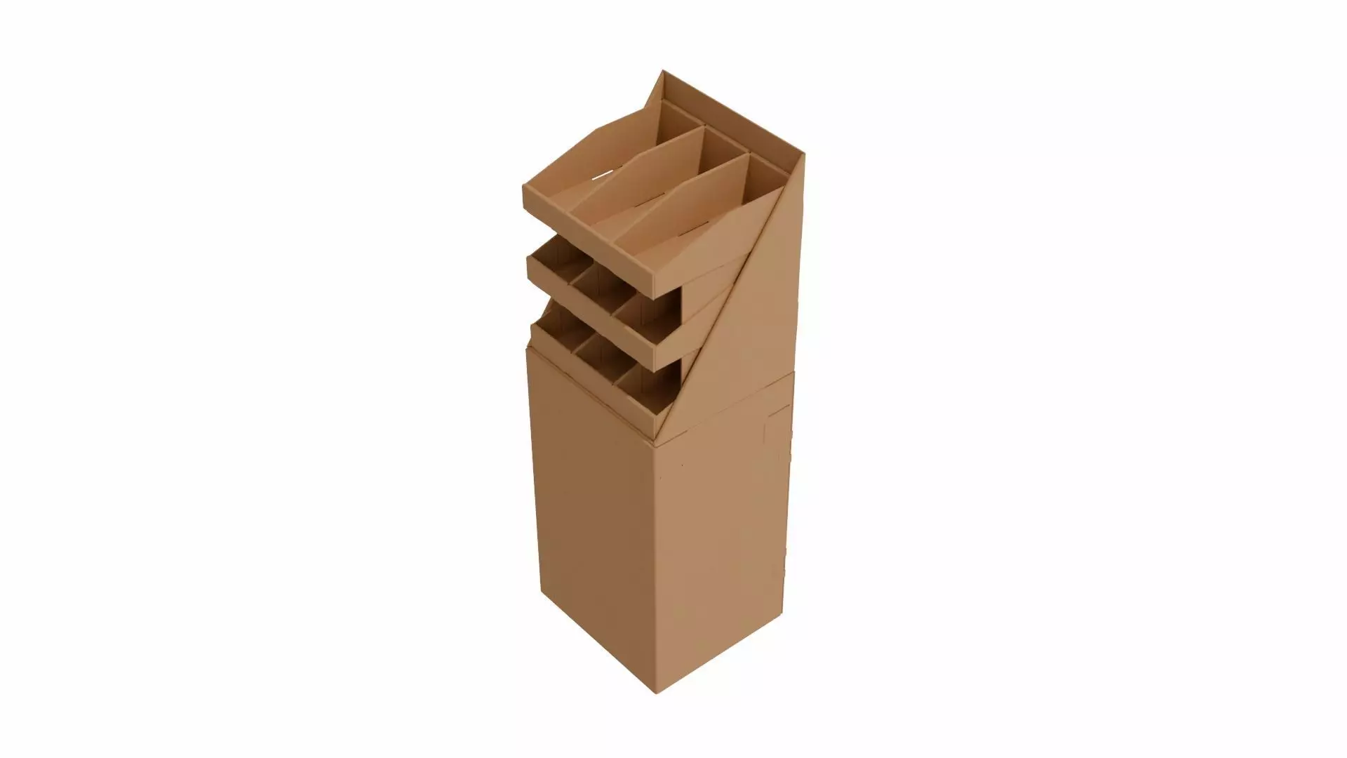 Point of Sale Cardboard Display Stand Texture_2
