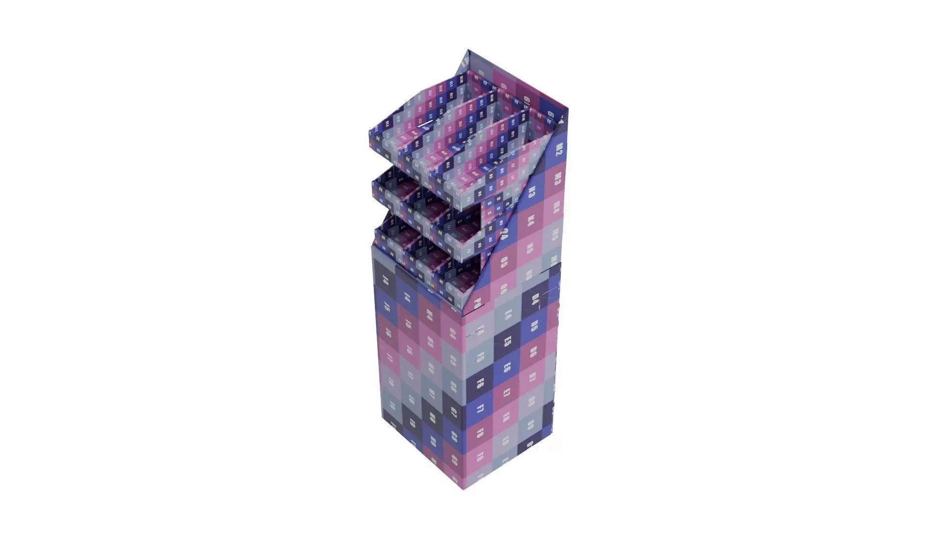Point of Sale Cardboard Display Stand Texture_5