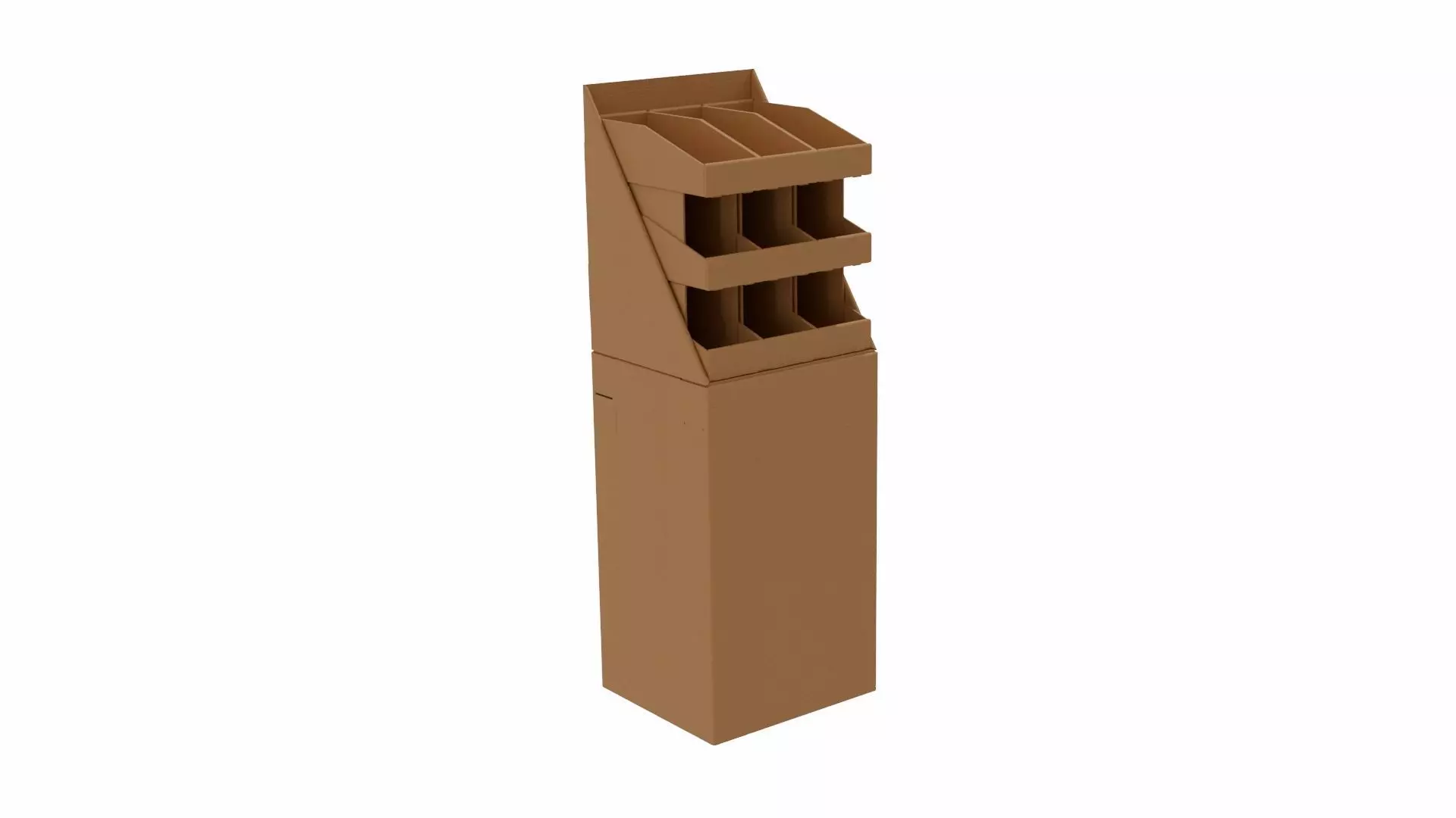 Point of Sale Cardboard Display Stand Texture_0