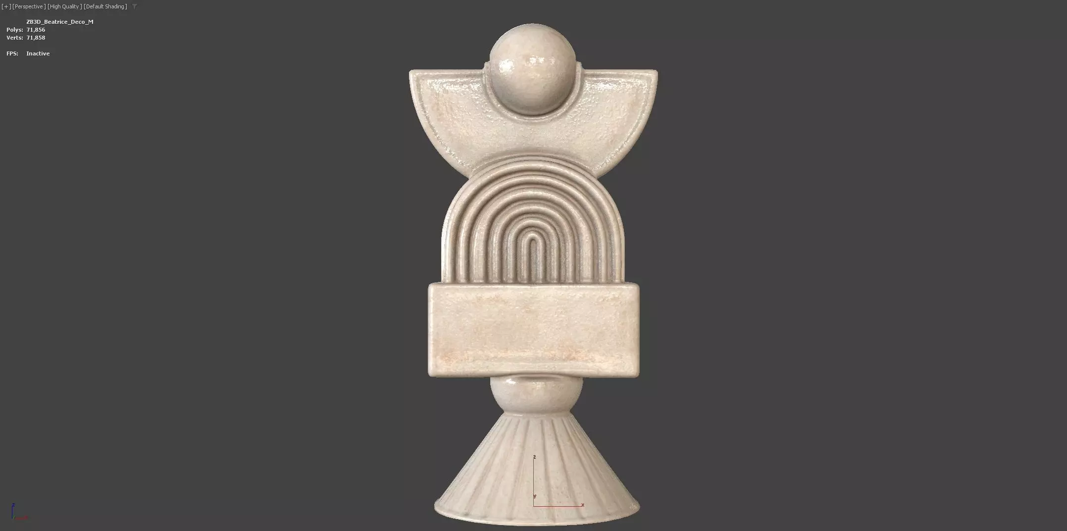 Beatrice Deco 3D model_4