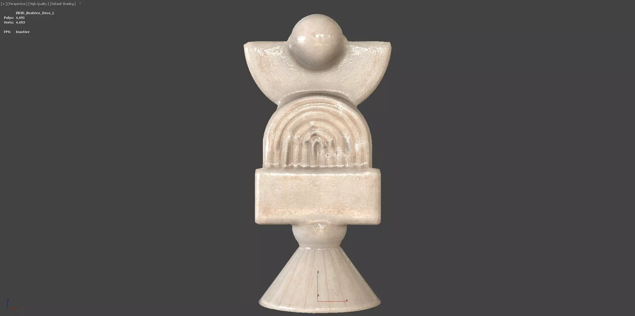 Beatrice Deco 3D model_3