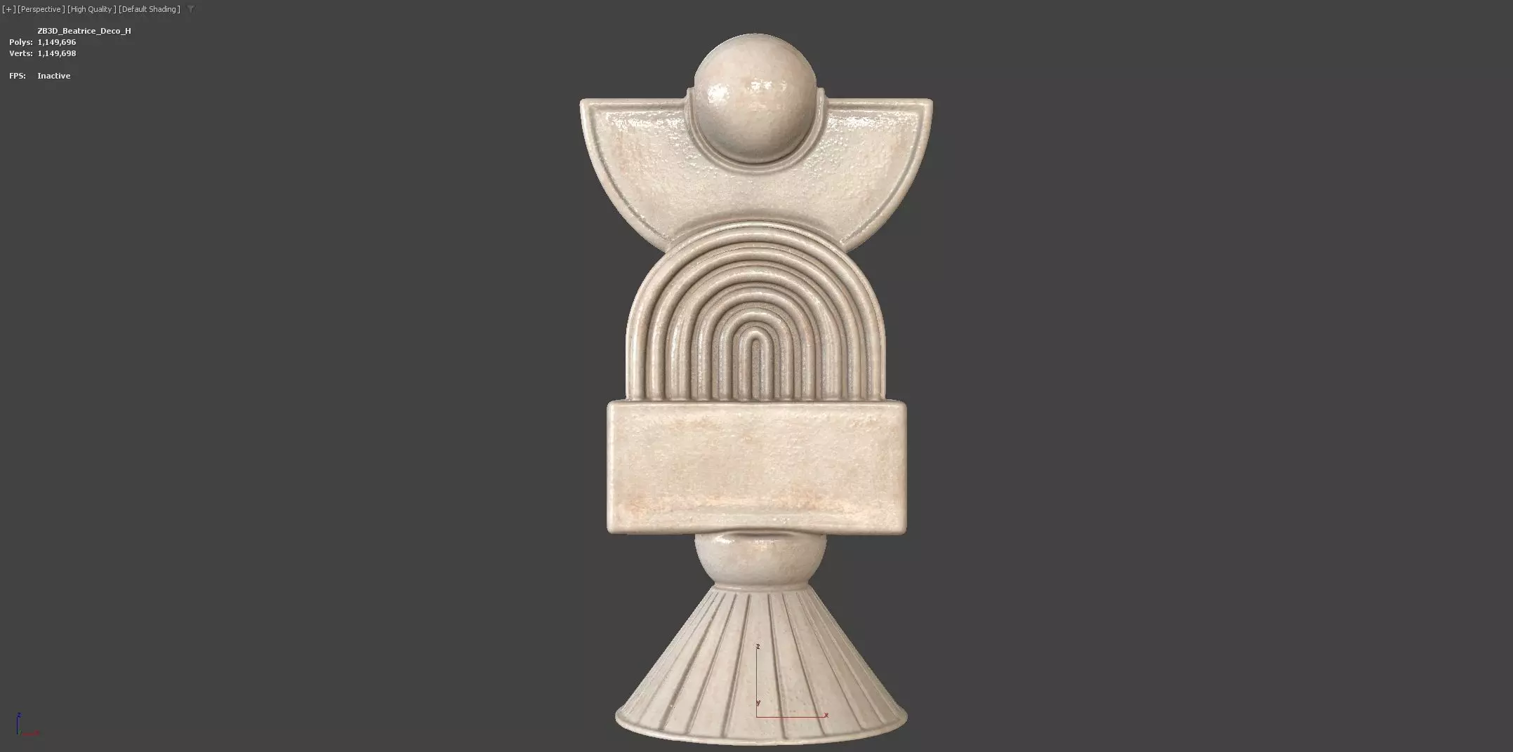 Beatrice Deco 3D model_5