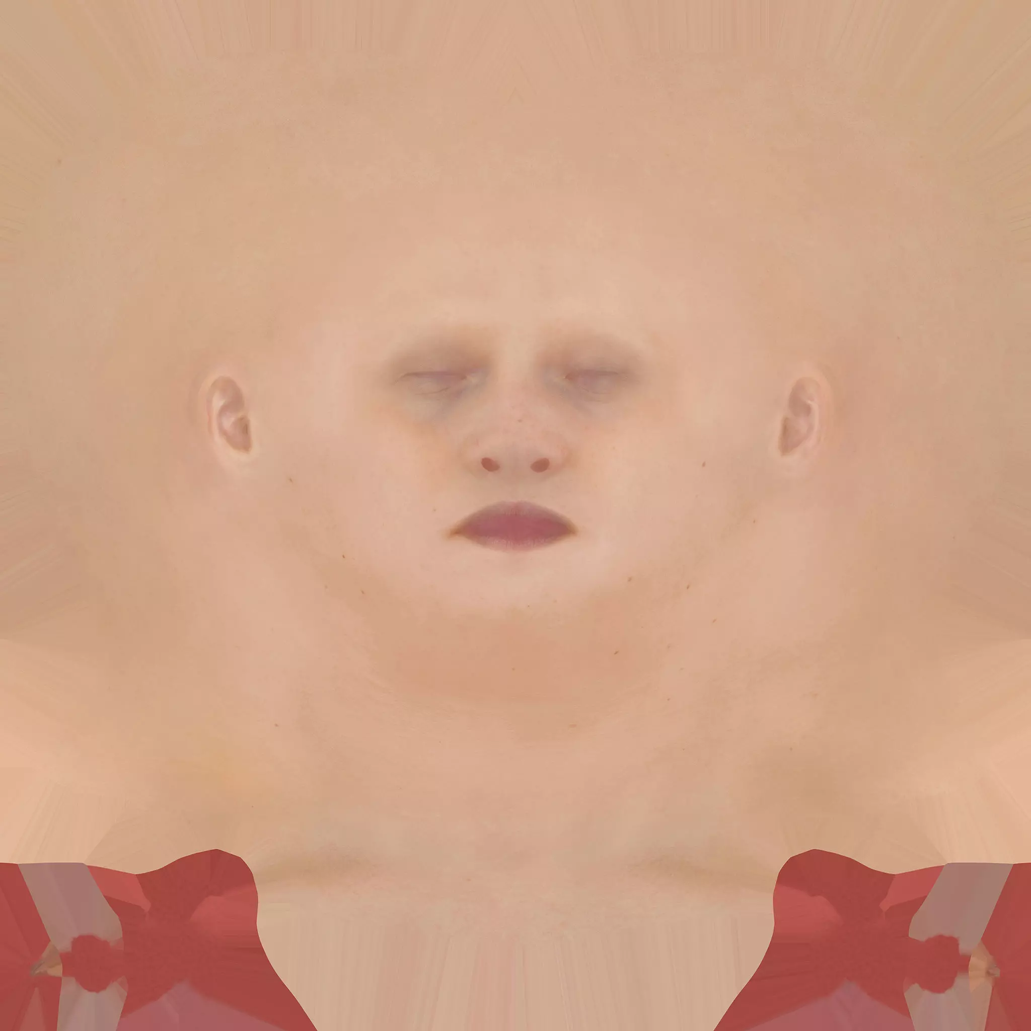 Realistic 3D Female Character riged High Poly Game Ready Low-poly 3D model_90