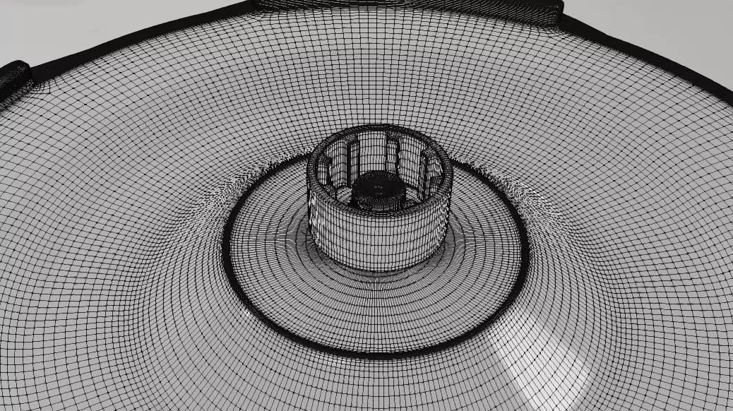 Electric blender with square body and transparent jar model 3D model_7