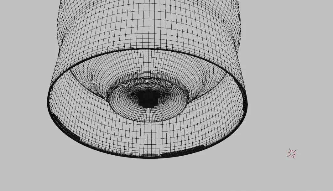 Electric blender with square body and transparent jar model 3D model_10