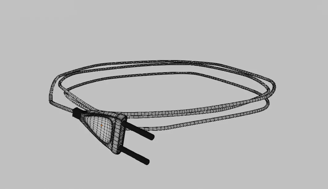 Electric blender with square body and transparent jar model 3D model_9