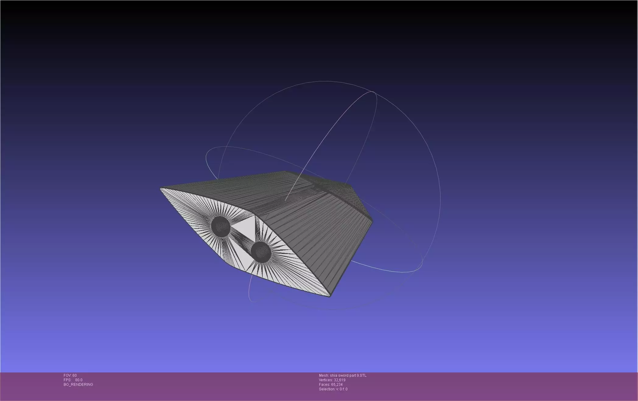 Dungeon Of Black Company Shia Sword 3D print model_75