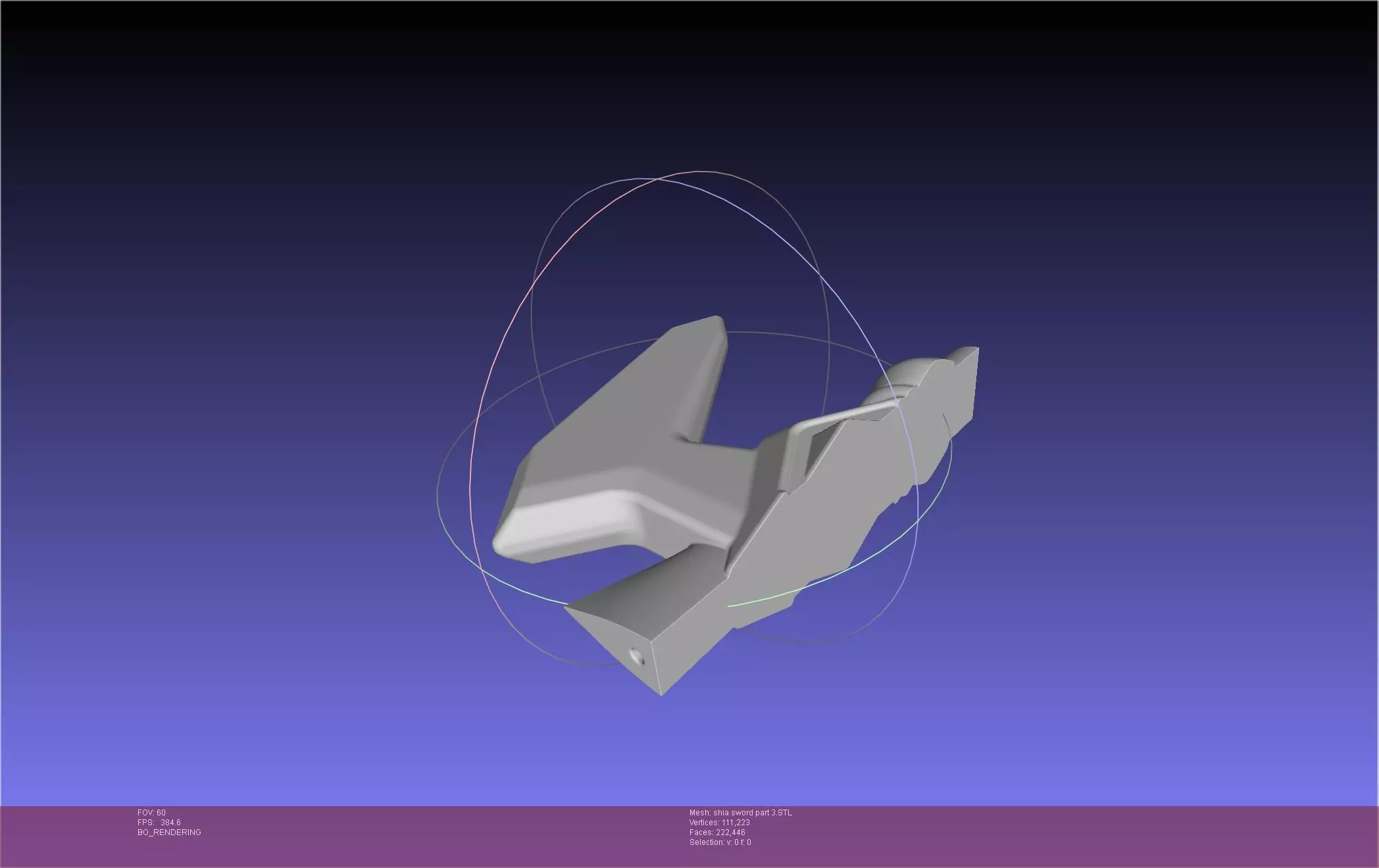 Dungeon Of Black Company Shia Sword 3D print model_32