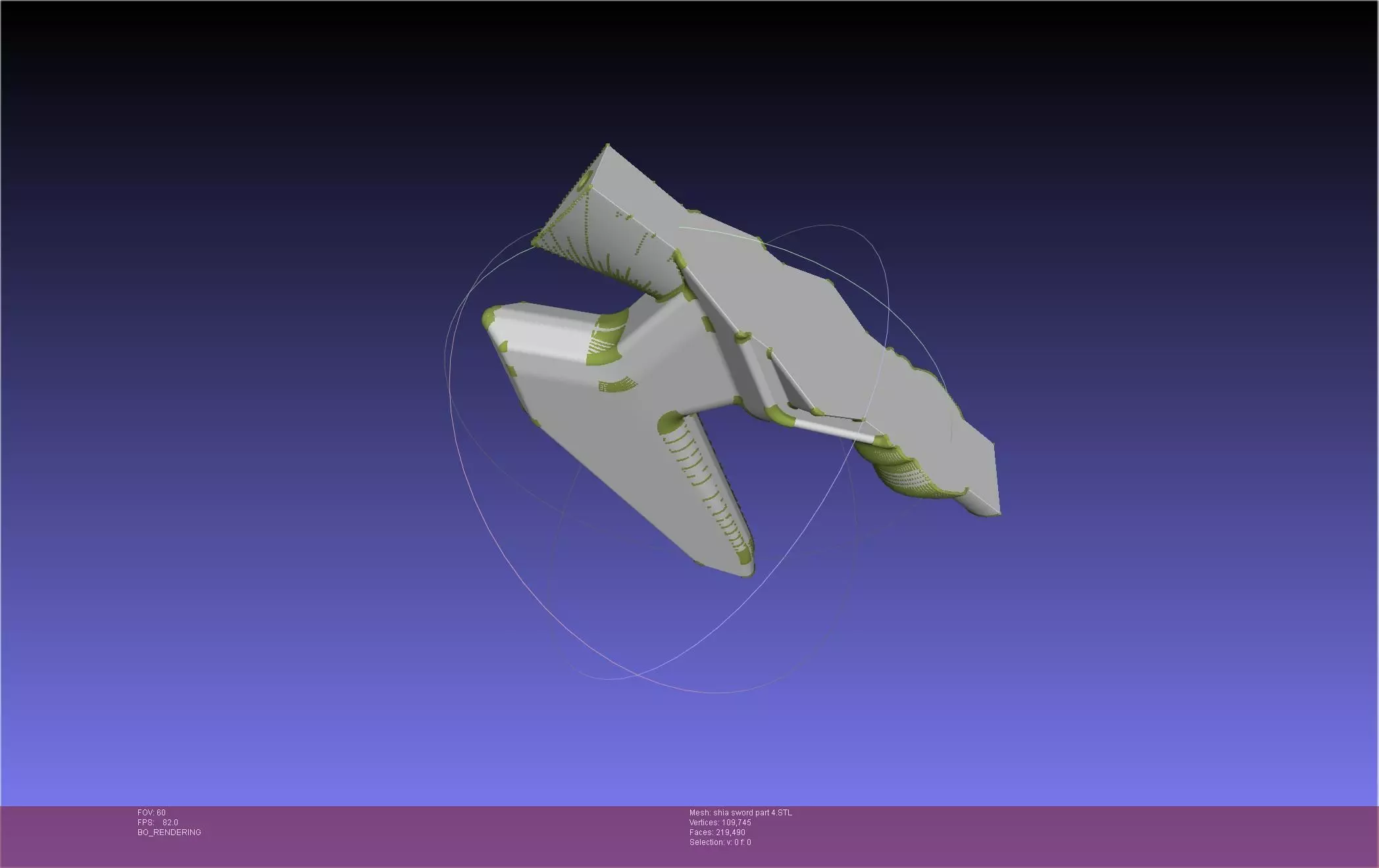 Dungeon Of Black Company Shia Sword 3D print model_52