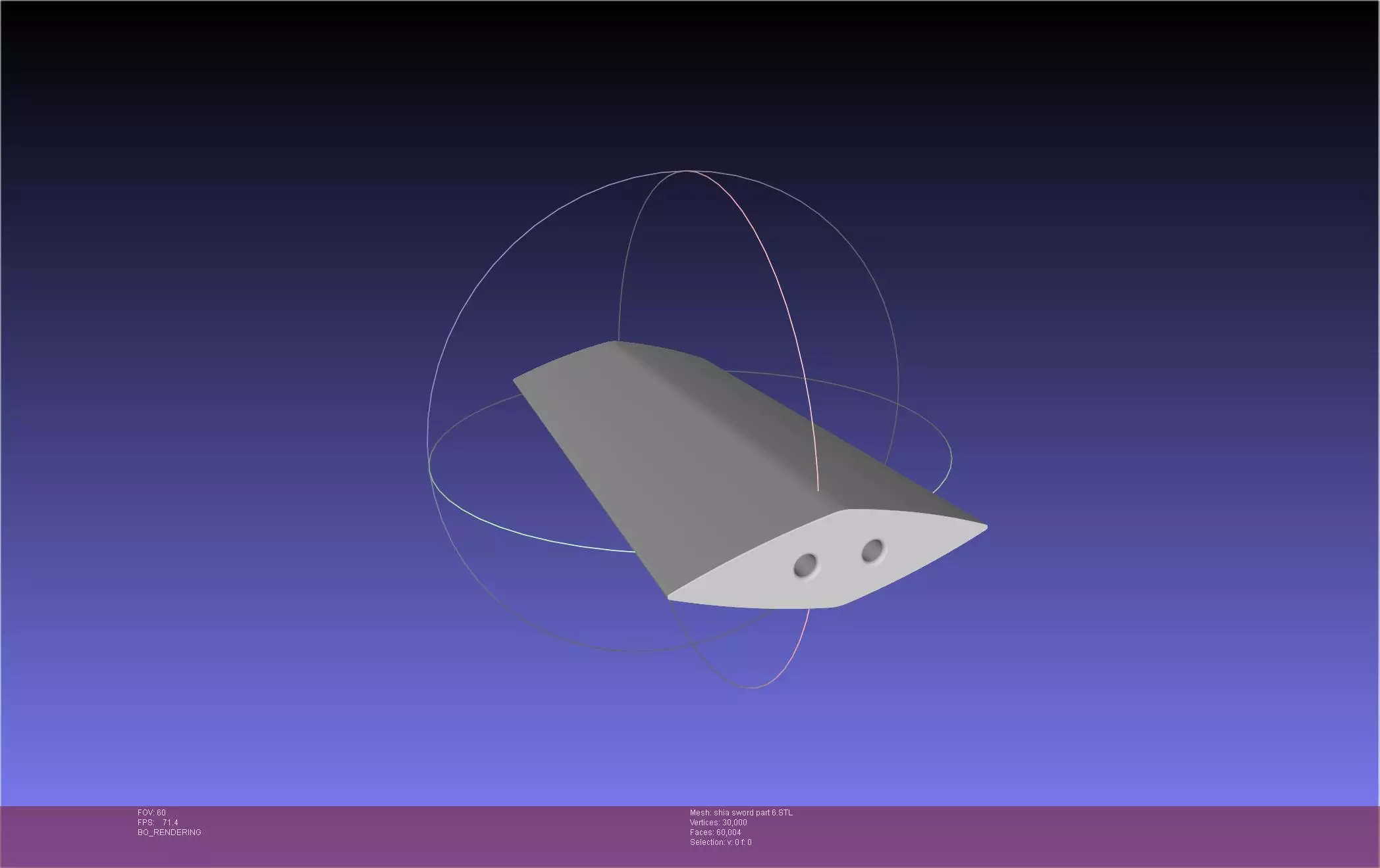 Dungeon Of Black Company Shia Sword 3D print model_62