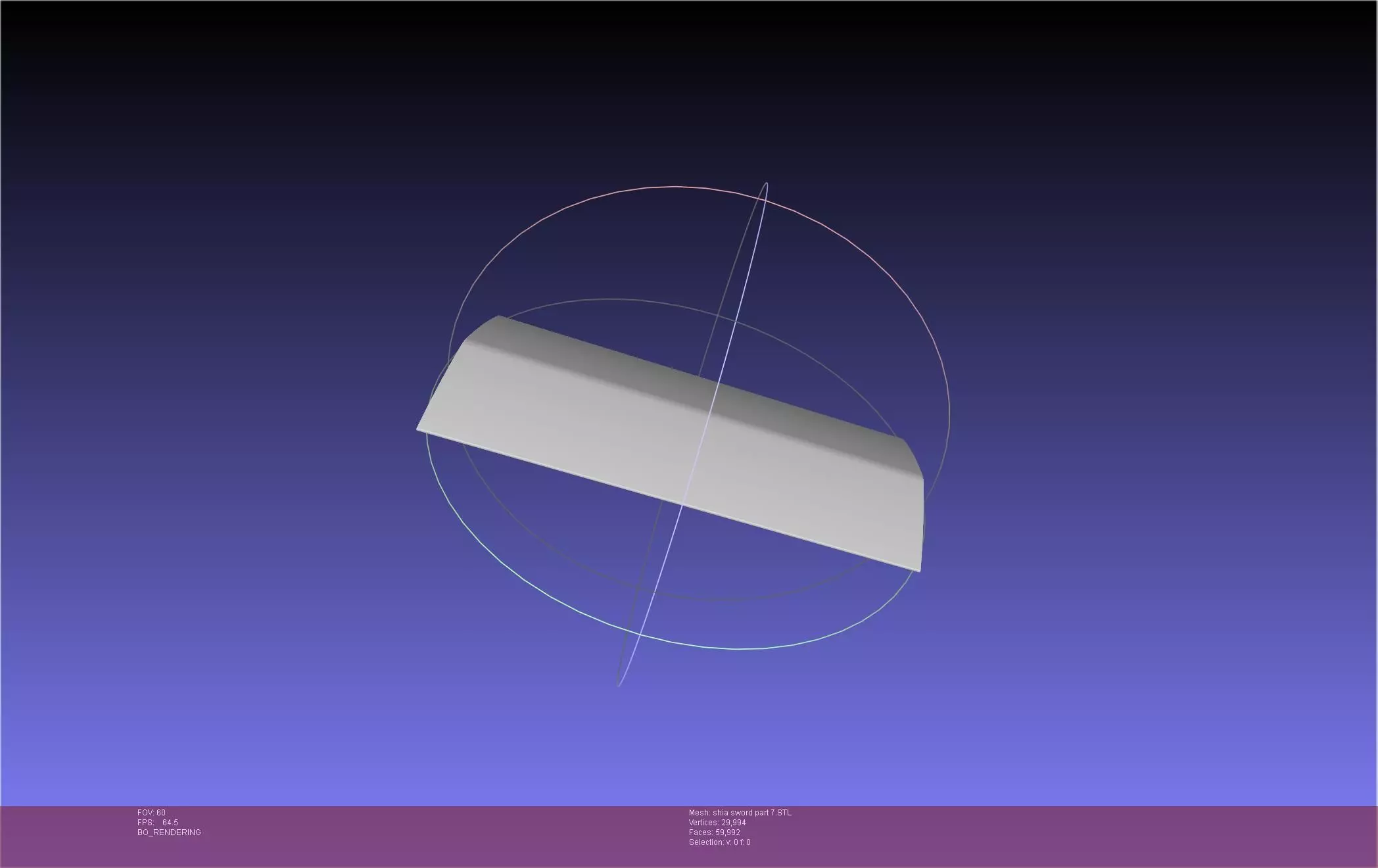 Dungeon Of Black Company Shia Sword 3D print model_67