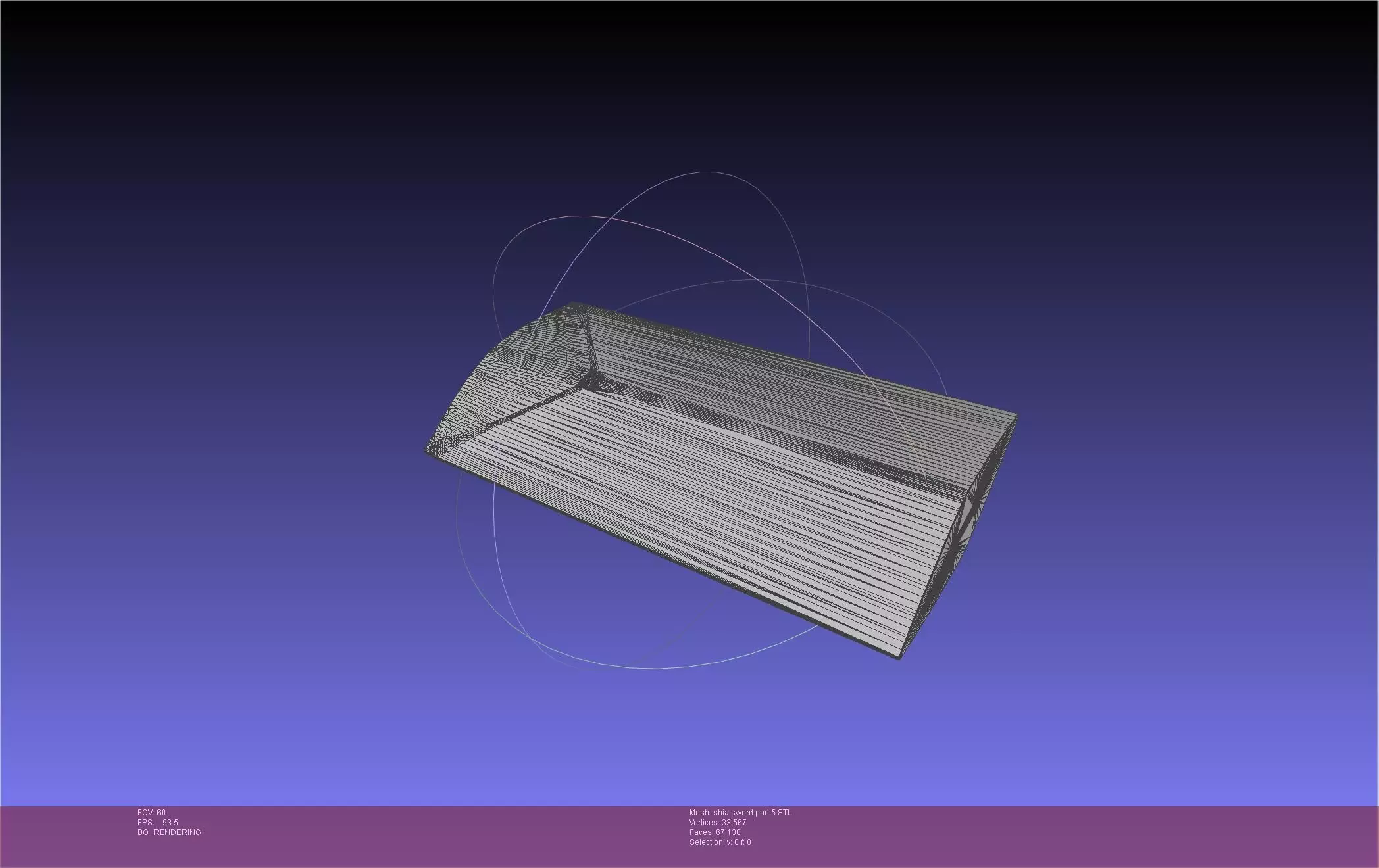 Dungeon Of Black Company Shia Sword 3D print model_61