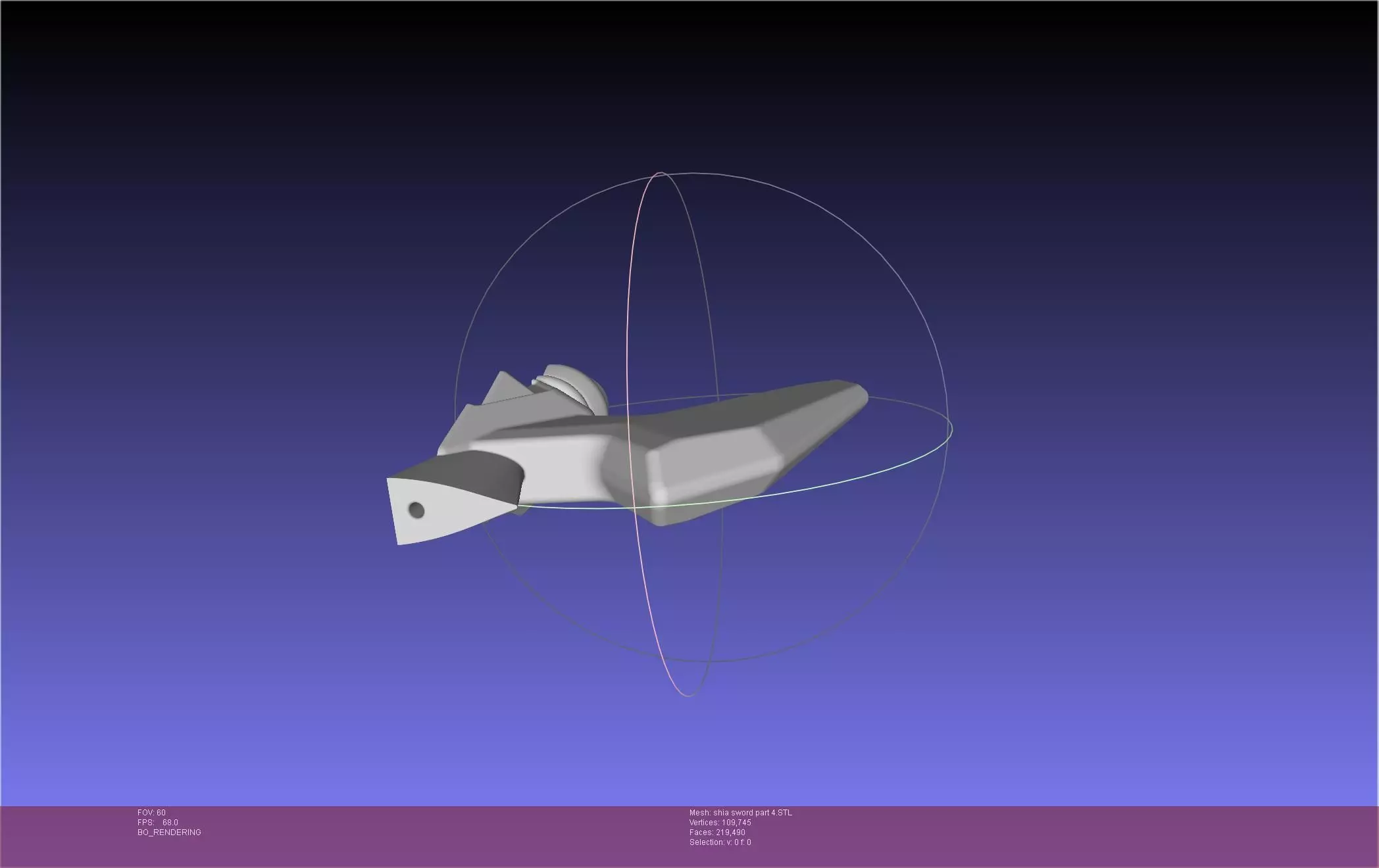 Dungeon Of Black Company Shia Sword 3D print model_44