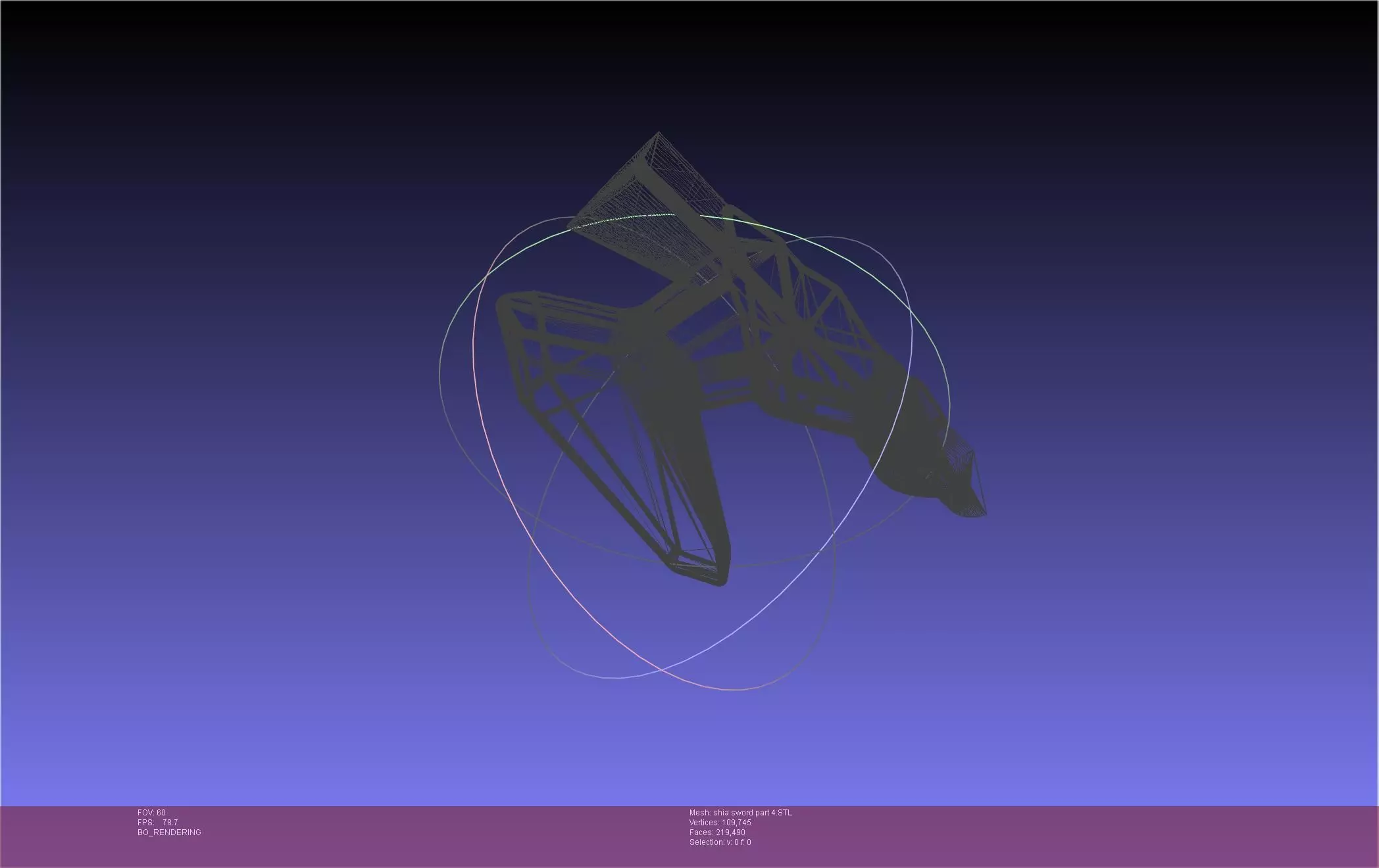 Dungeon Of Black Company Shia Sword 3D print model_53