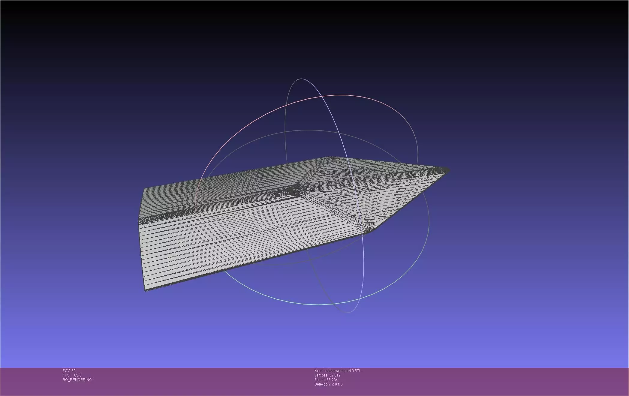 Dungeon Of Black Company Shia Sword 3D print model_77