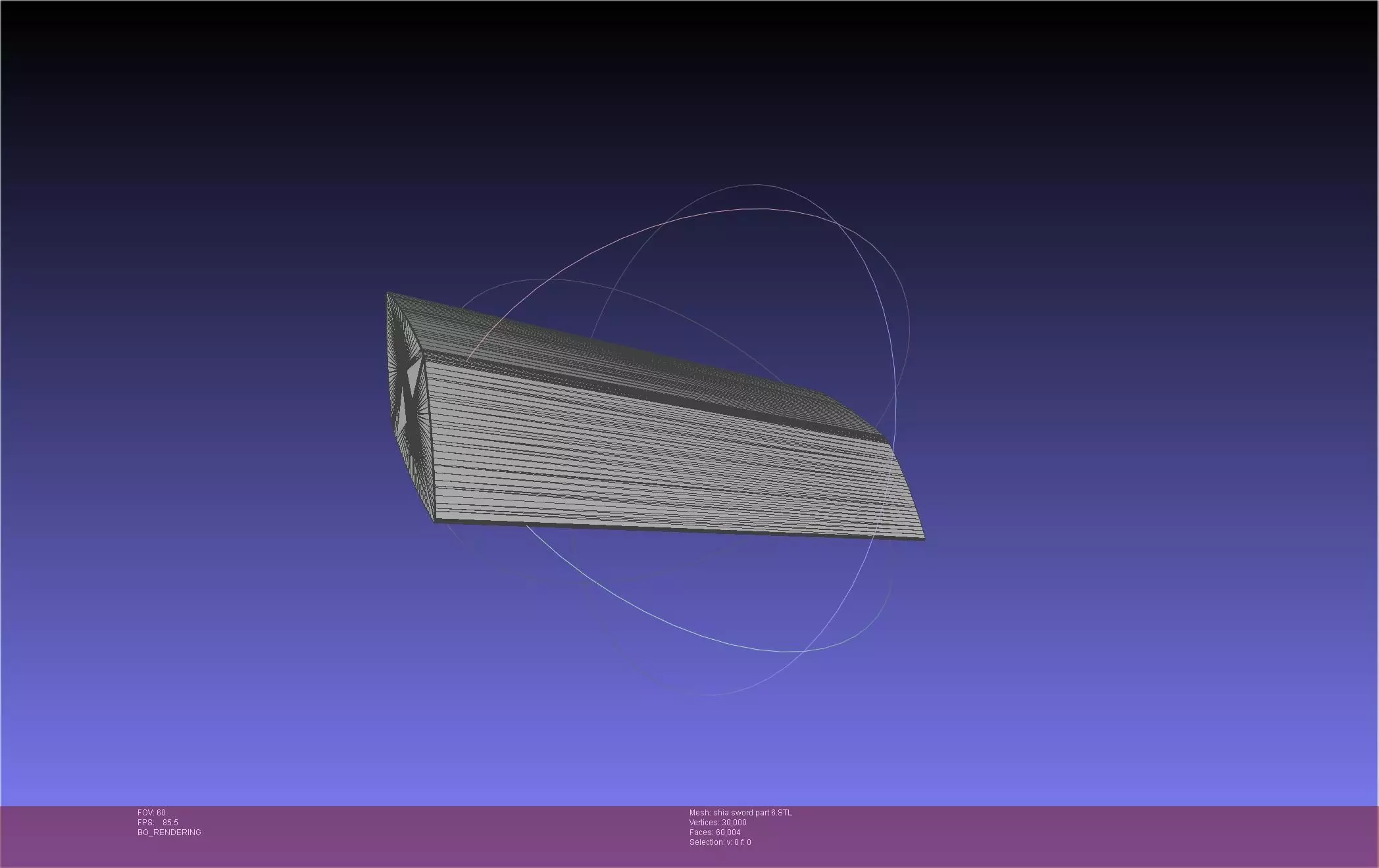 Dungeon Of Black Company Shia Sword 3D print model_65