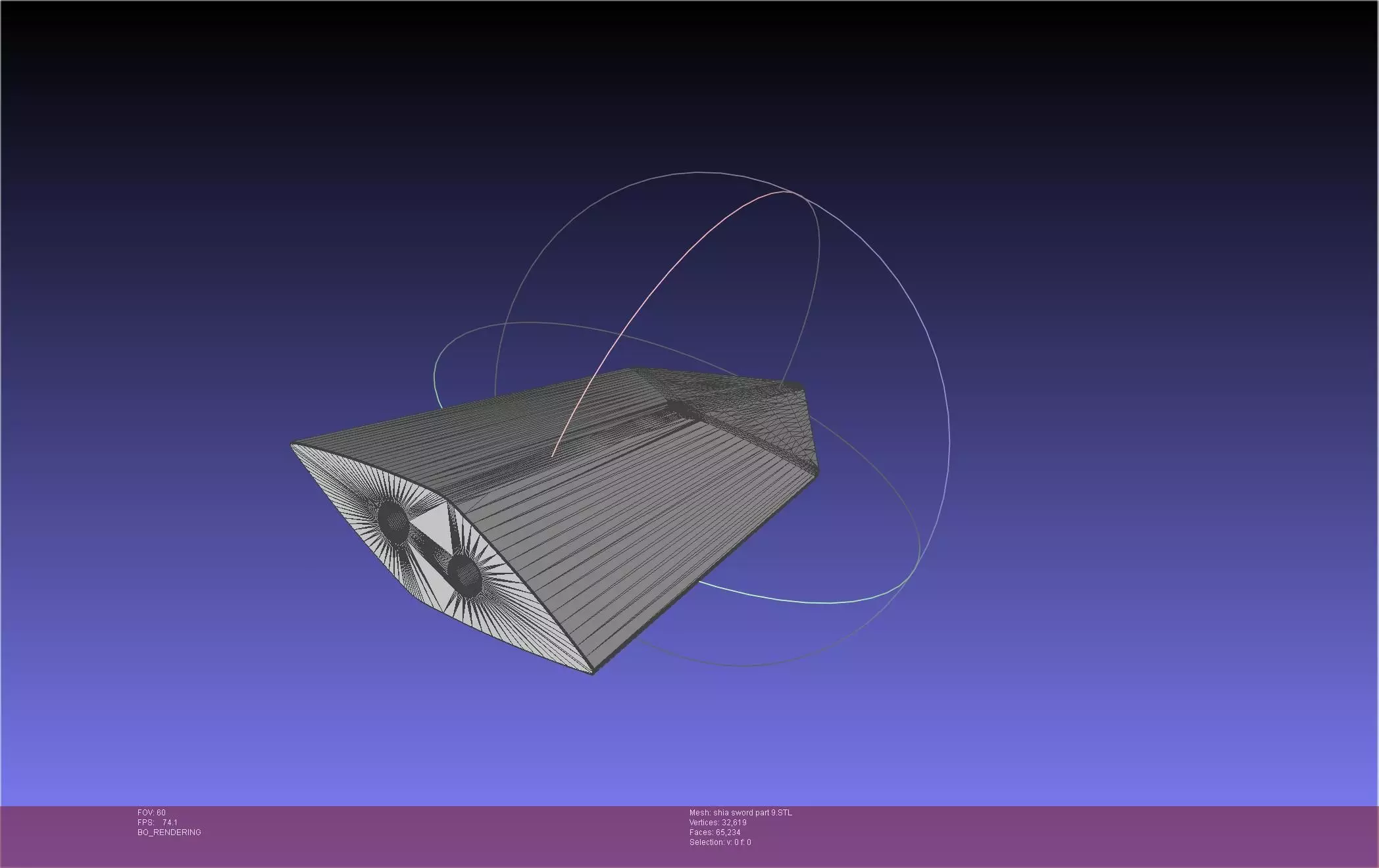 Dungeon Of Black Company Shia Sword 3D print model_76