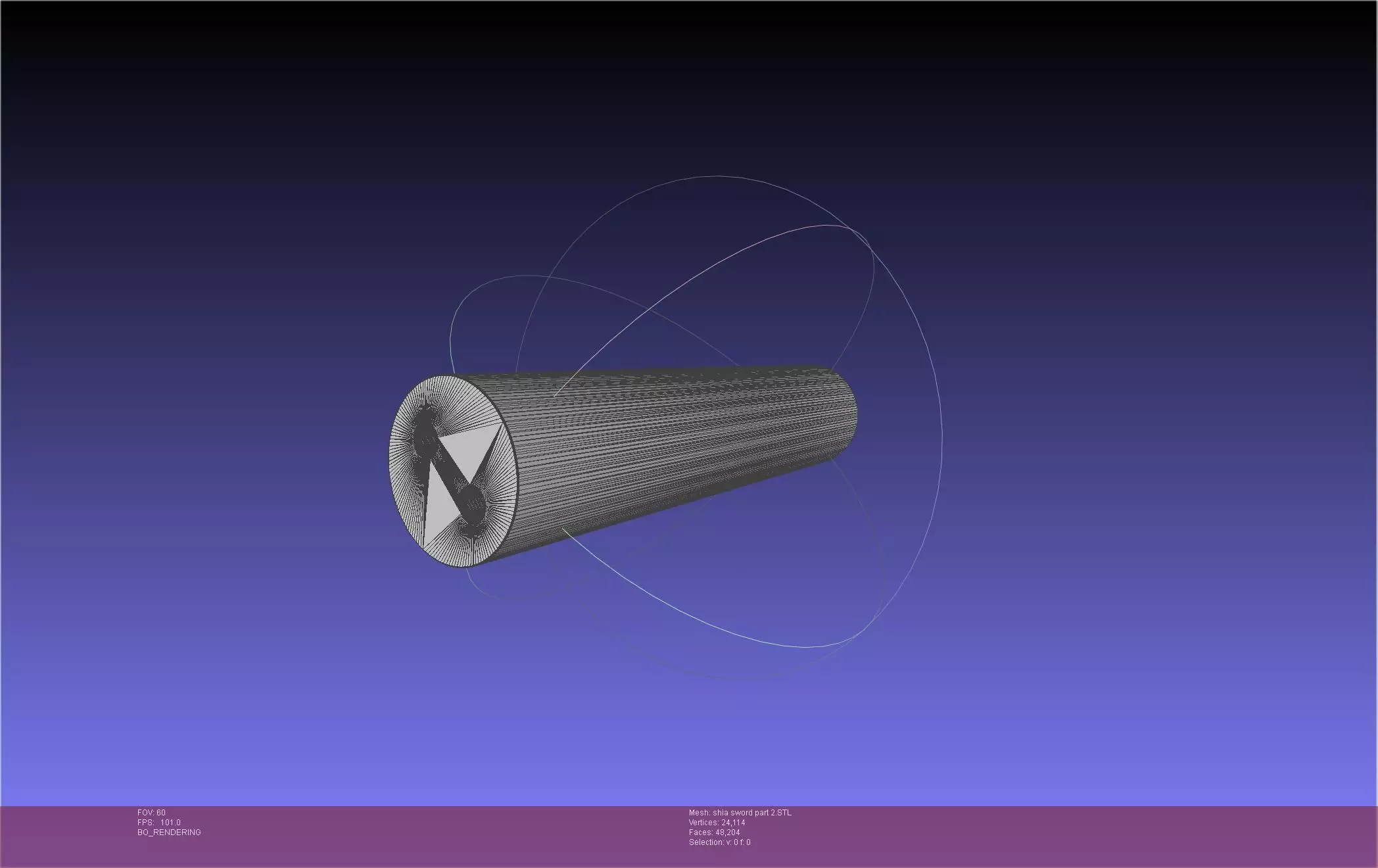 Dungeon Of Black Company Shia Sword 3D print model_29