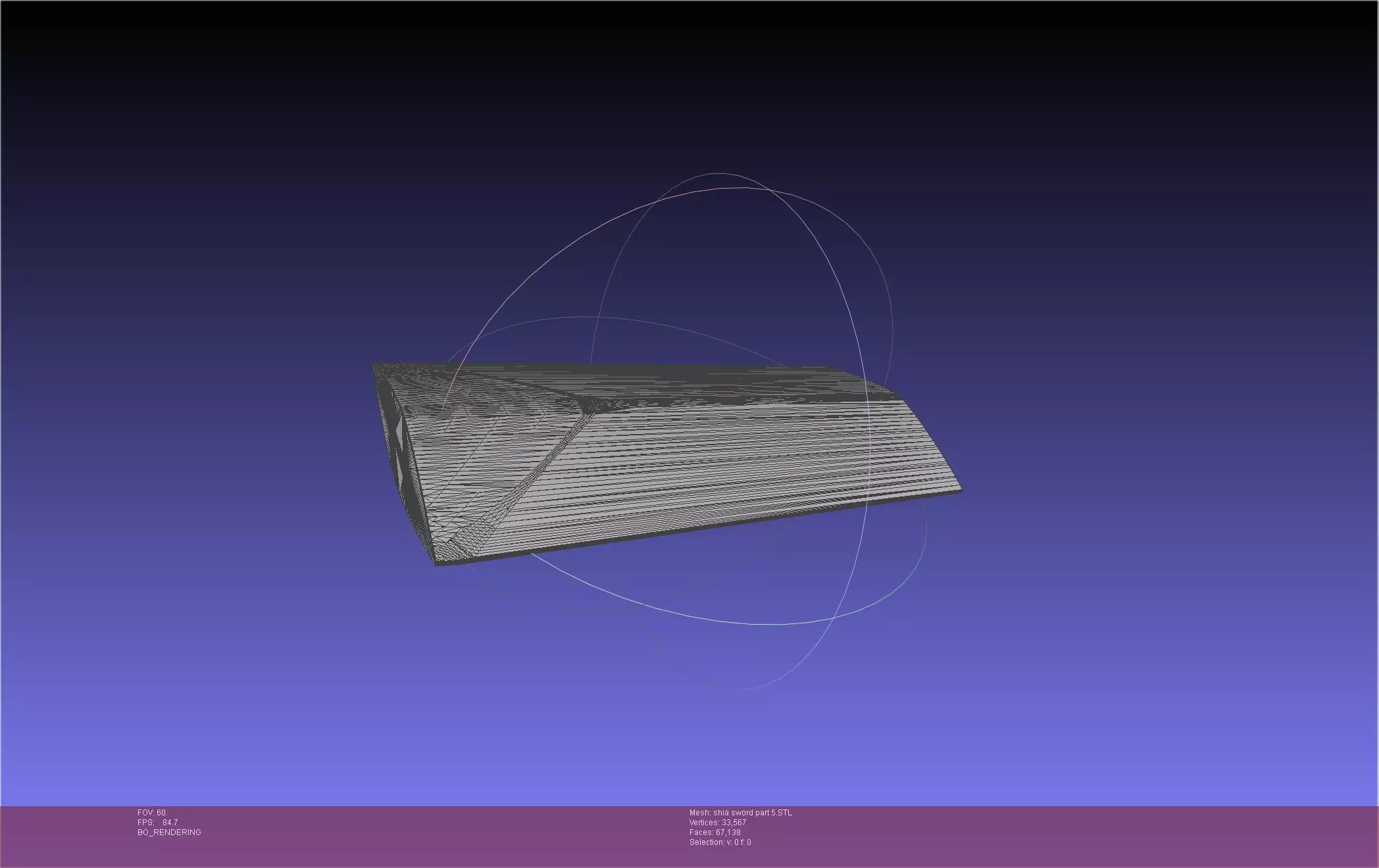 Dungeon Of Black Company Shia Sword 3D print model_59