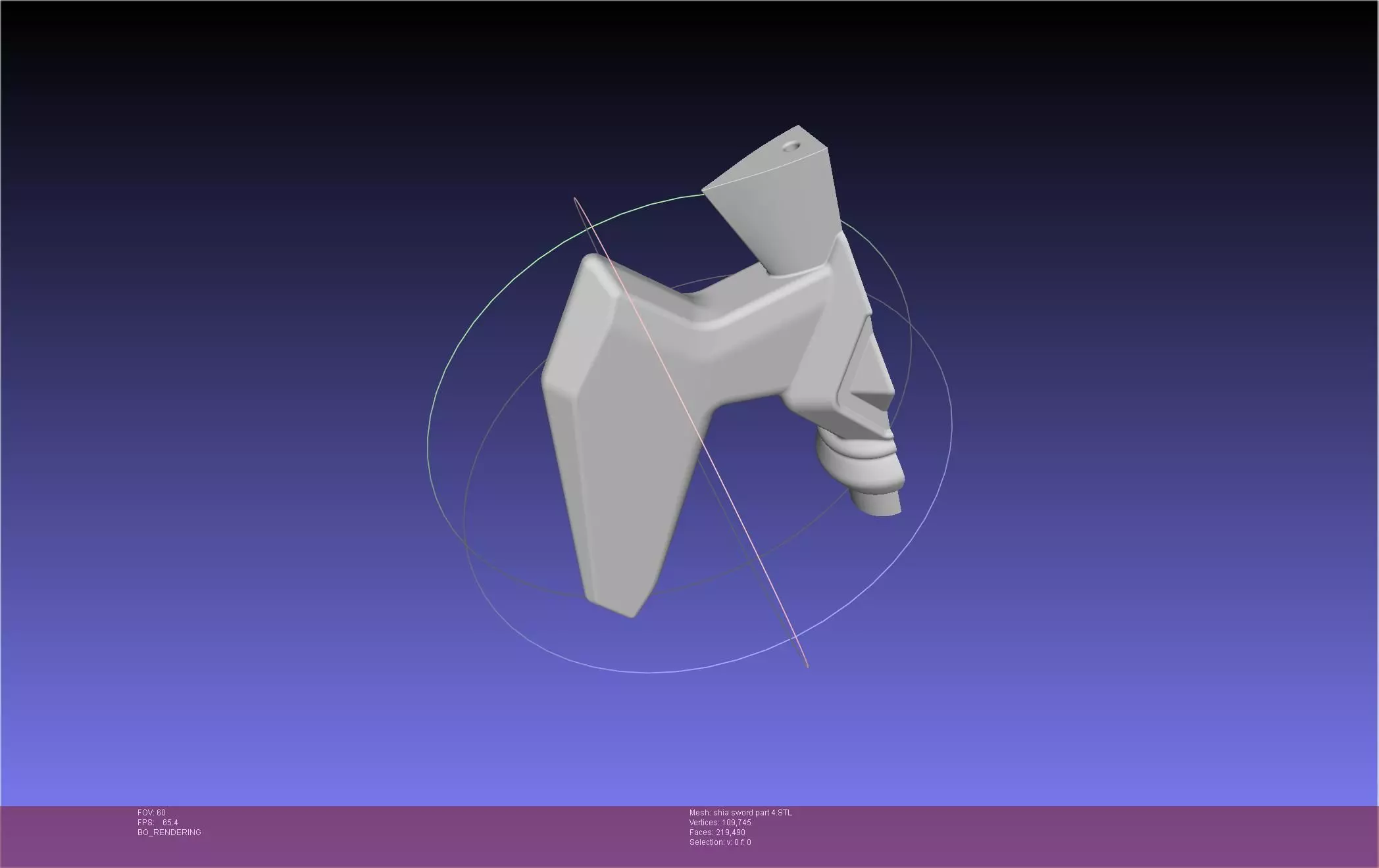 Dungeon Of Black Company Shia Sword 3D print model_51