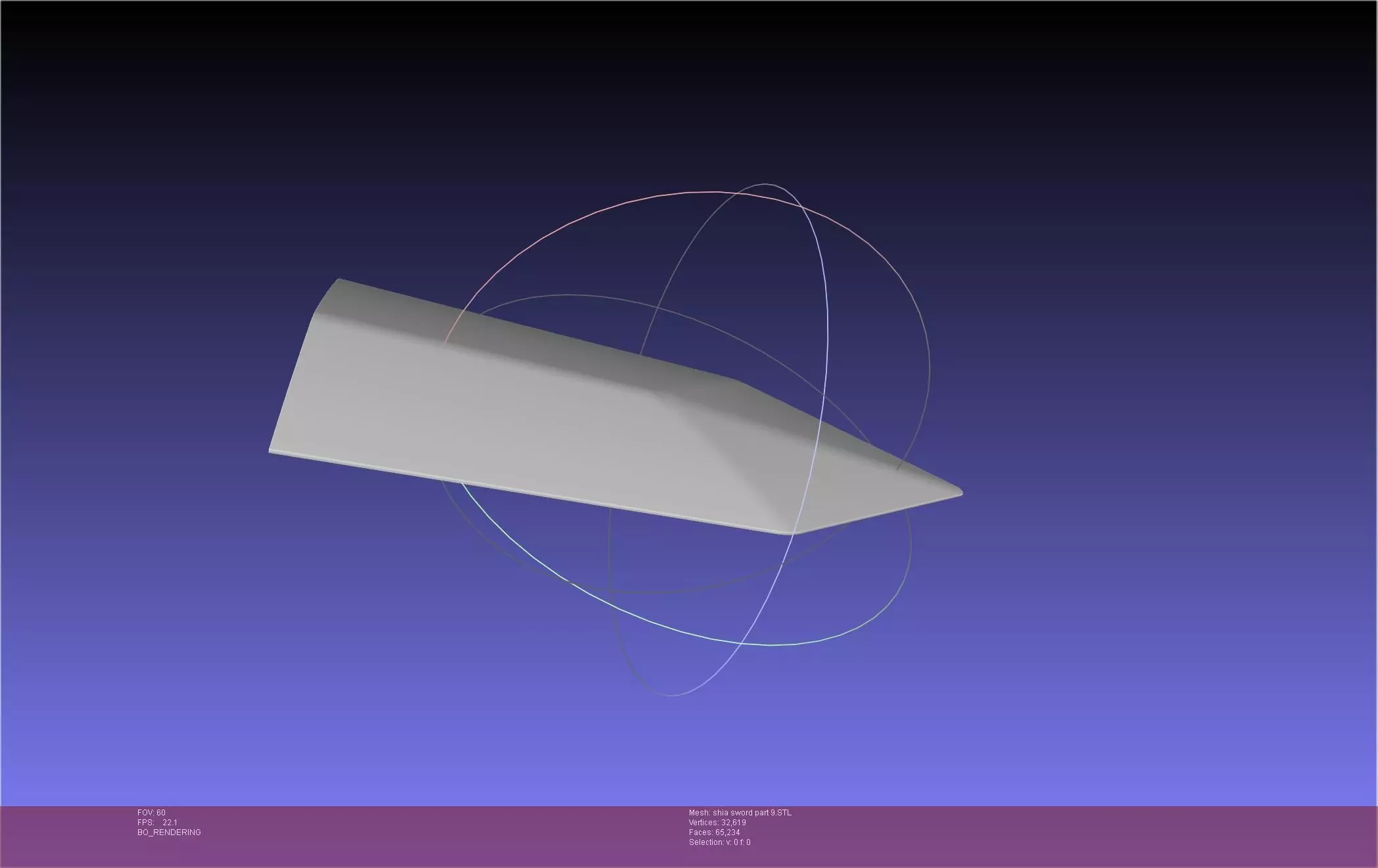 Dungeon Of Black Company Shia Sword 3D print model_74