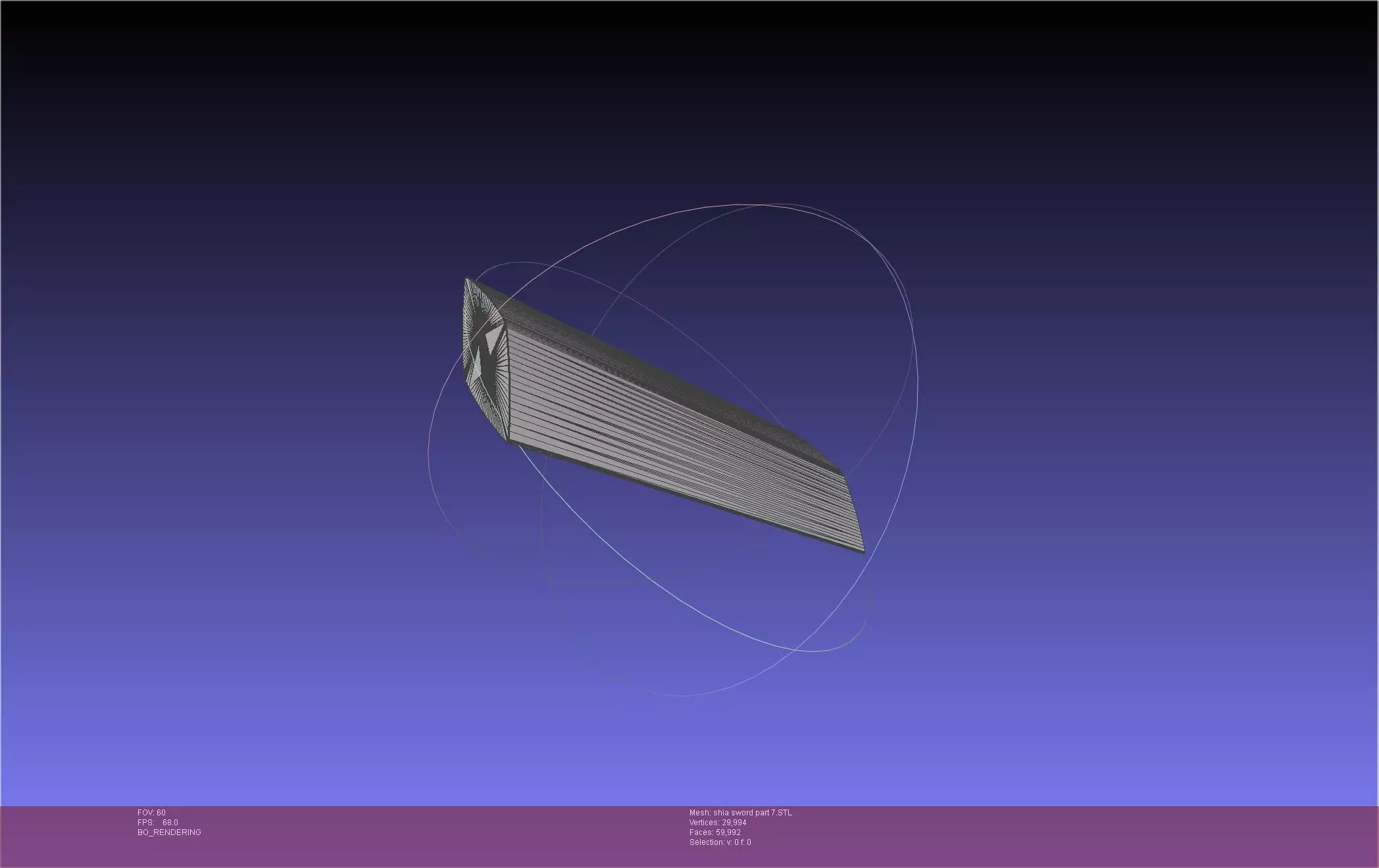 Dungeon Of Black Company Shia Sword 3D print model_69