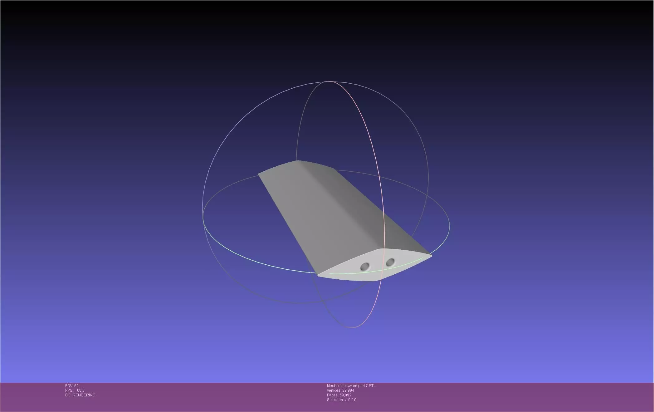 Dungeon Of Black Company Shia Sword 3D print model_66